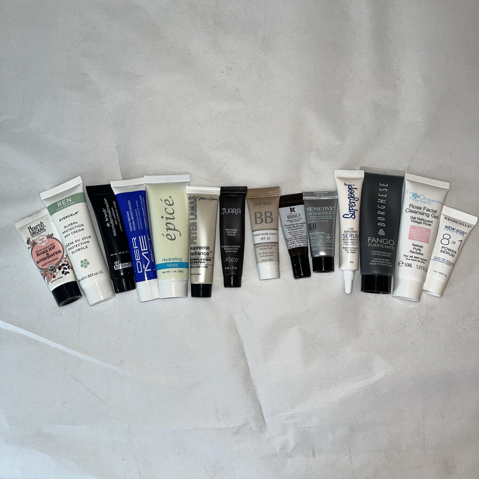 Lot Of 14 Assorted Skincare Product Samples