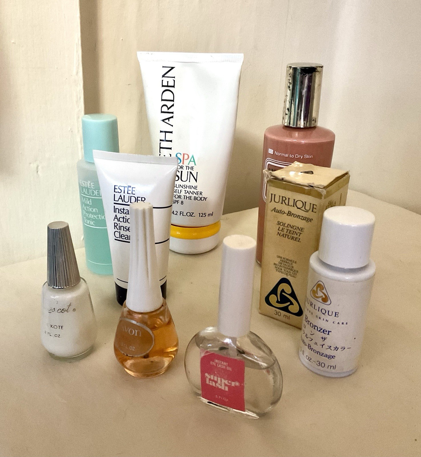 Vintage Lot Of Makeup Bottles Discontinued Elizabeth Arden Estee Lauder Ultima 2