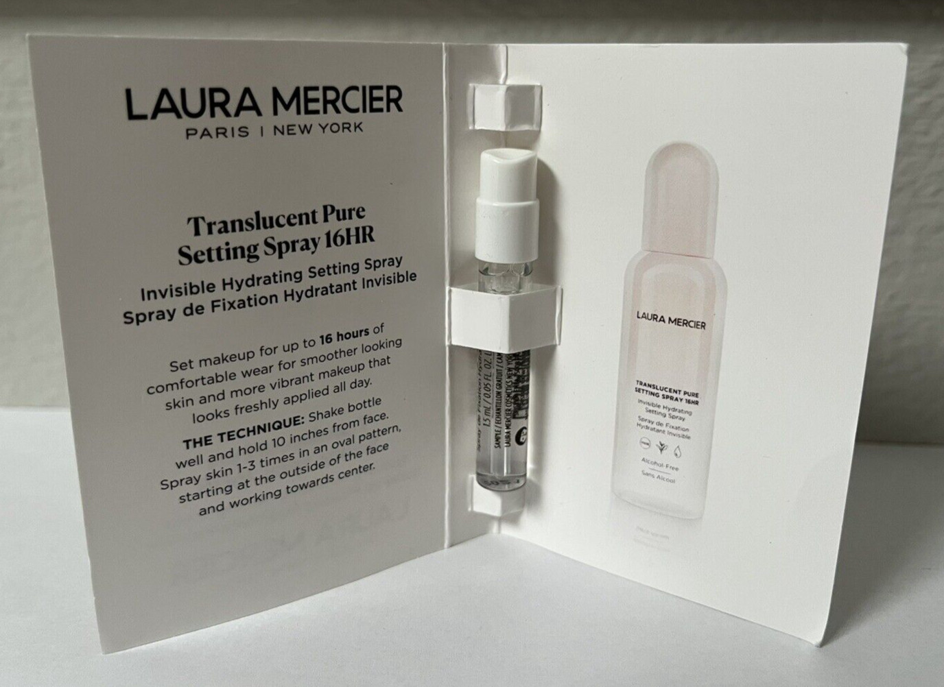 LAURA MERCIER Travel Lot PURE SETTING SPRAY + LIPSTICK + CAVIAR STICK EYE COLOR