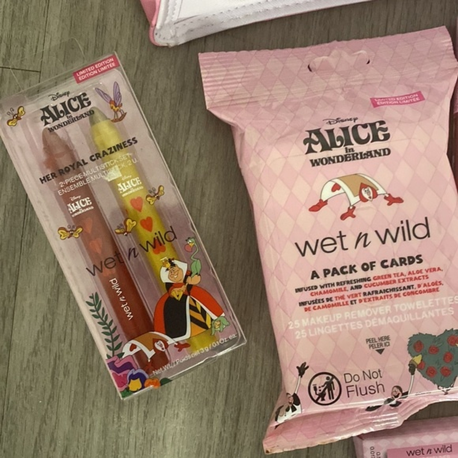 NWT Wet n Wild Alice In Wonderland RARE Large Lot 12 Piece Make Up Cosmetic Set
