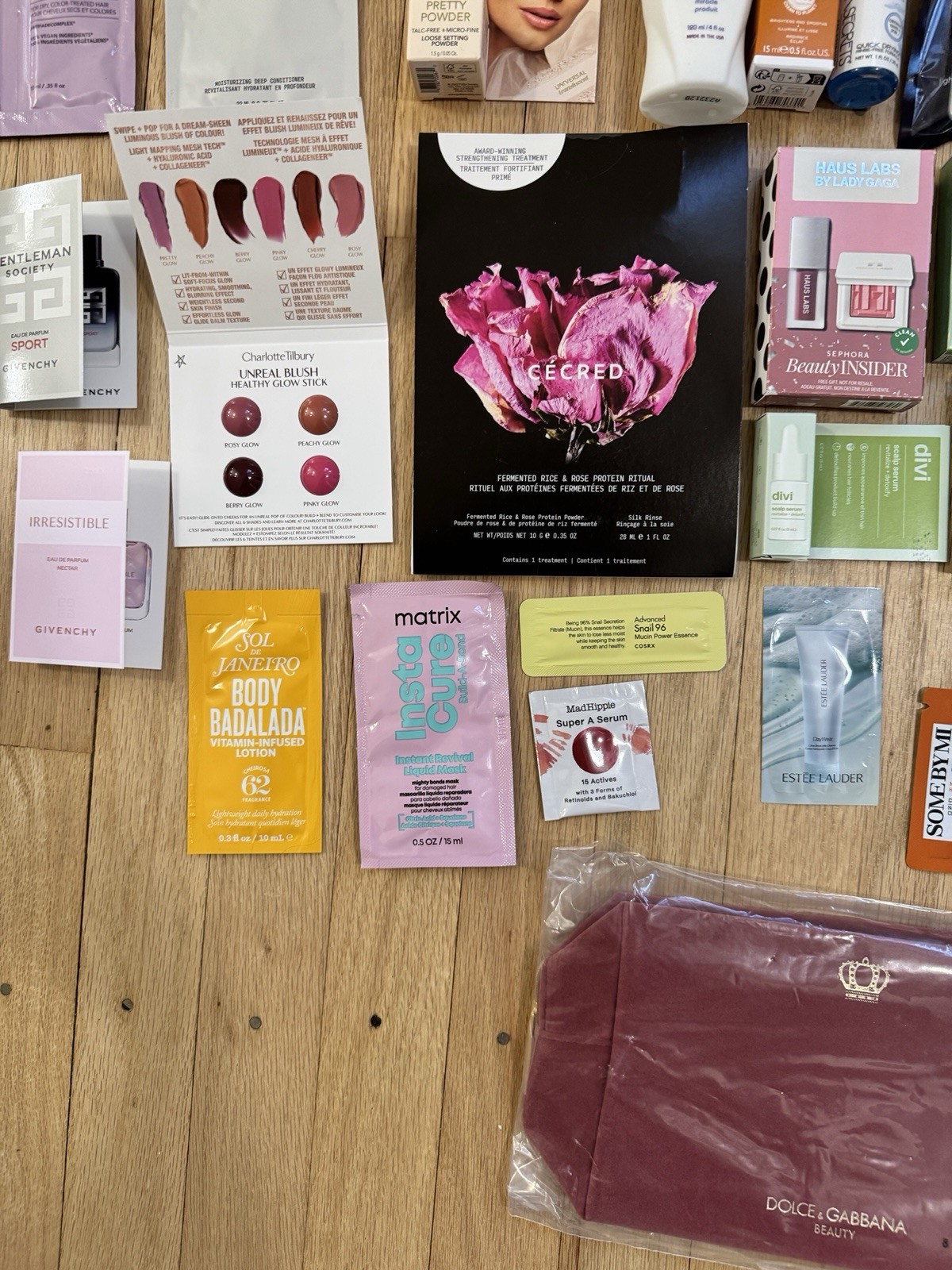 High End Skincare Beauty Cosmetics Makeup Perfume Hair Sample Packets Lot 9 Lbs!