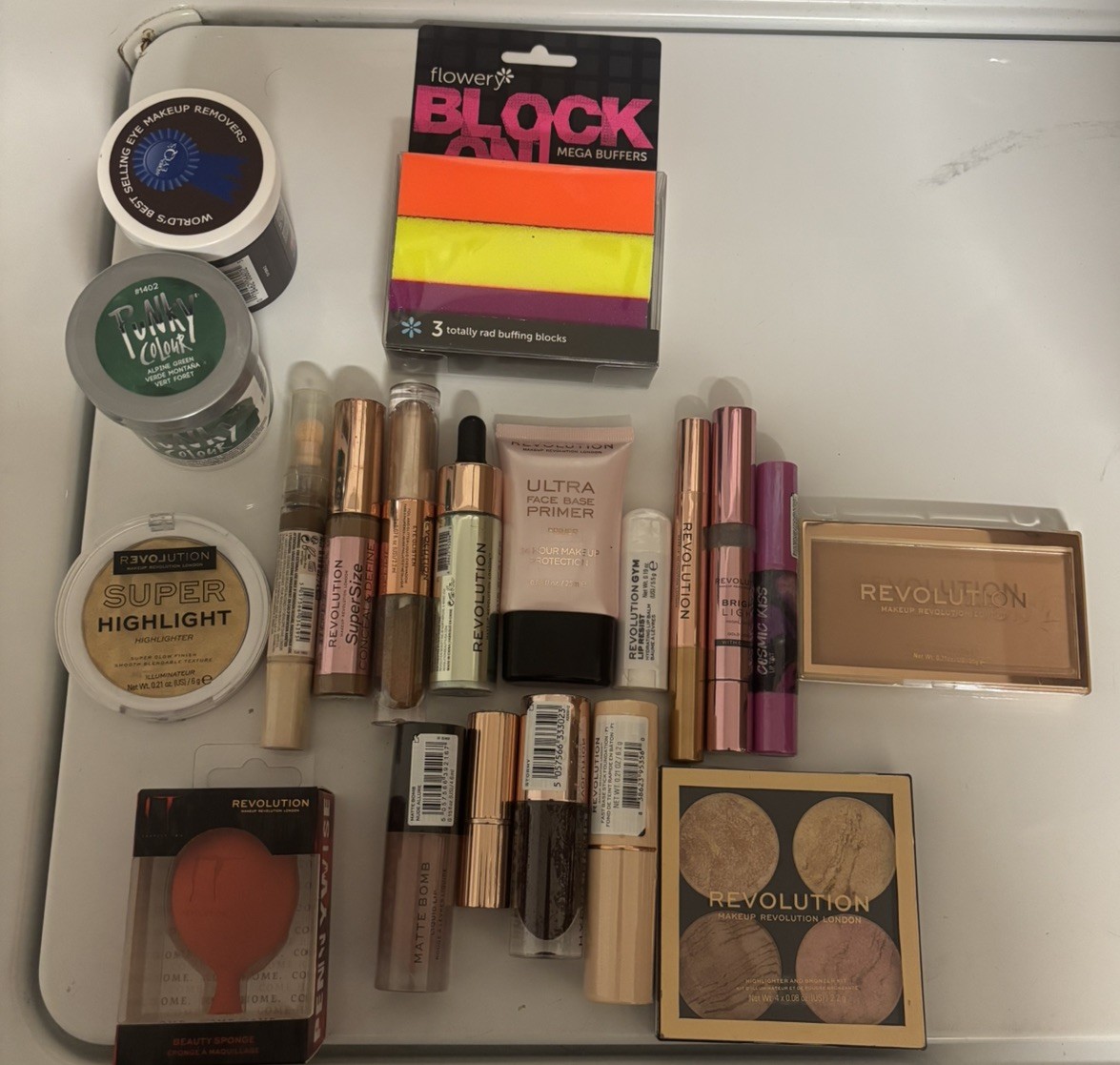 Revolution Makeup lot of 20 Piece bundle. All new See description.