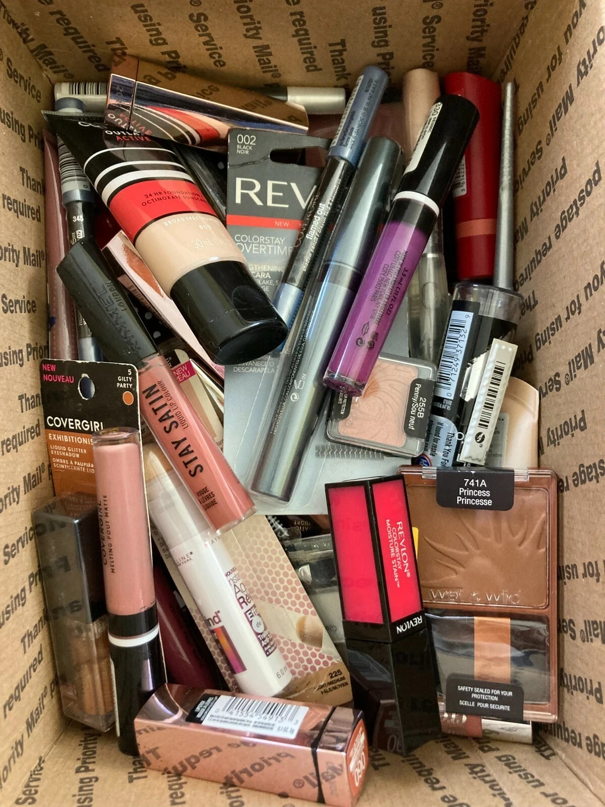 100 pieces Wholesale Cosmetics Light Skin Tones Revlon, Maybelline Wet N Wild