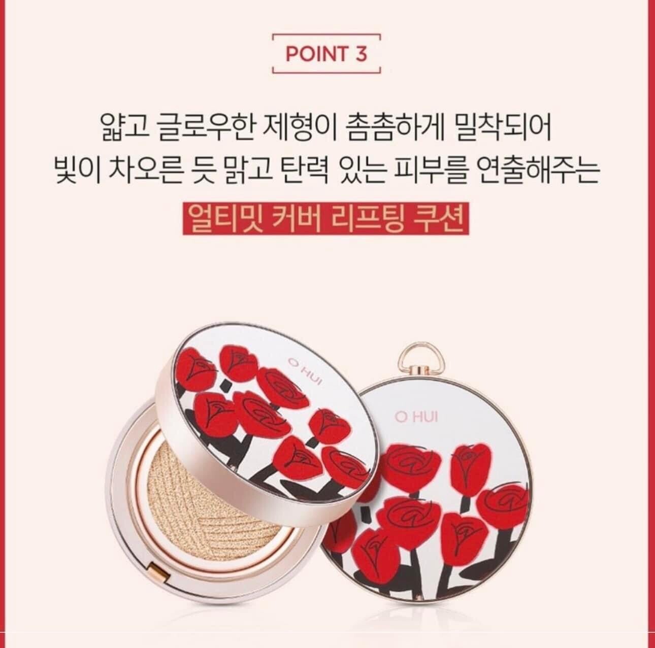 Ultimate Cover Lifting Cushion .o1 Milk Beige SPF+/PA+++ 15g. Pack Of 3. Exp2026