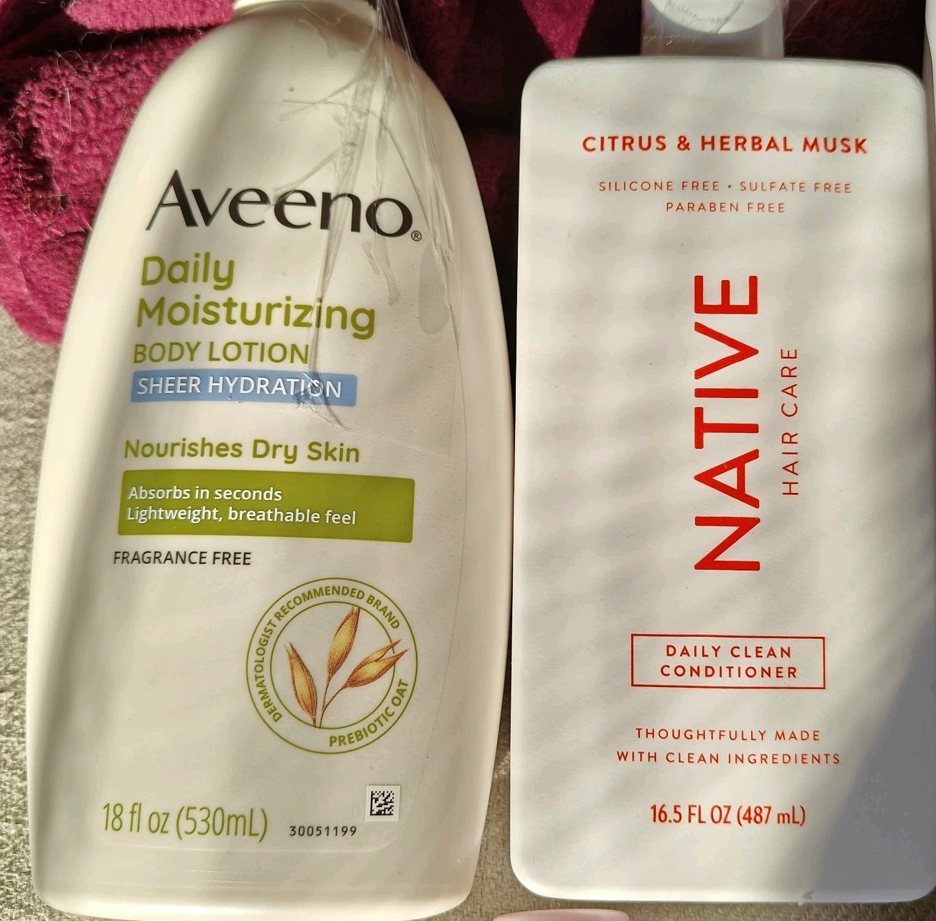 Beauty Bundle Feat: Aveeno, Native,Fekkai, Maybelline, Redken, Finery,Too Faced+