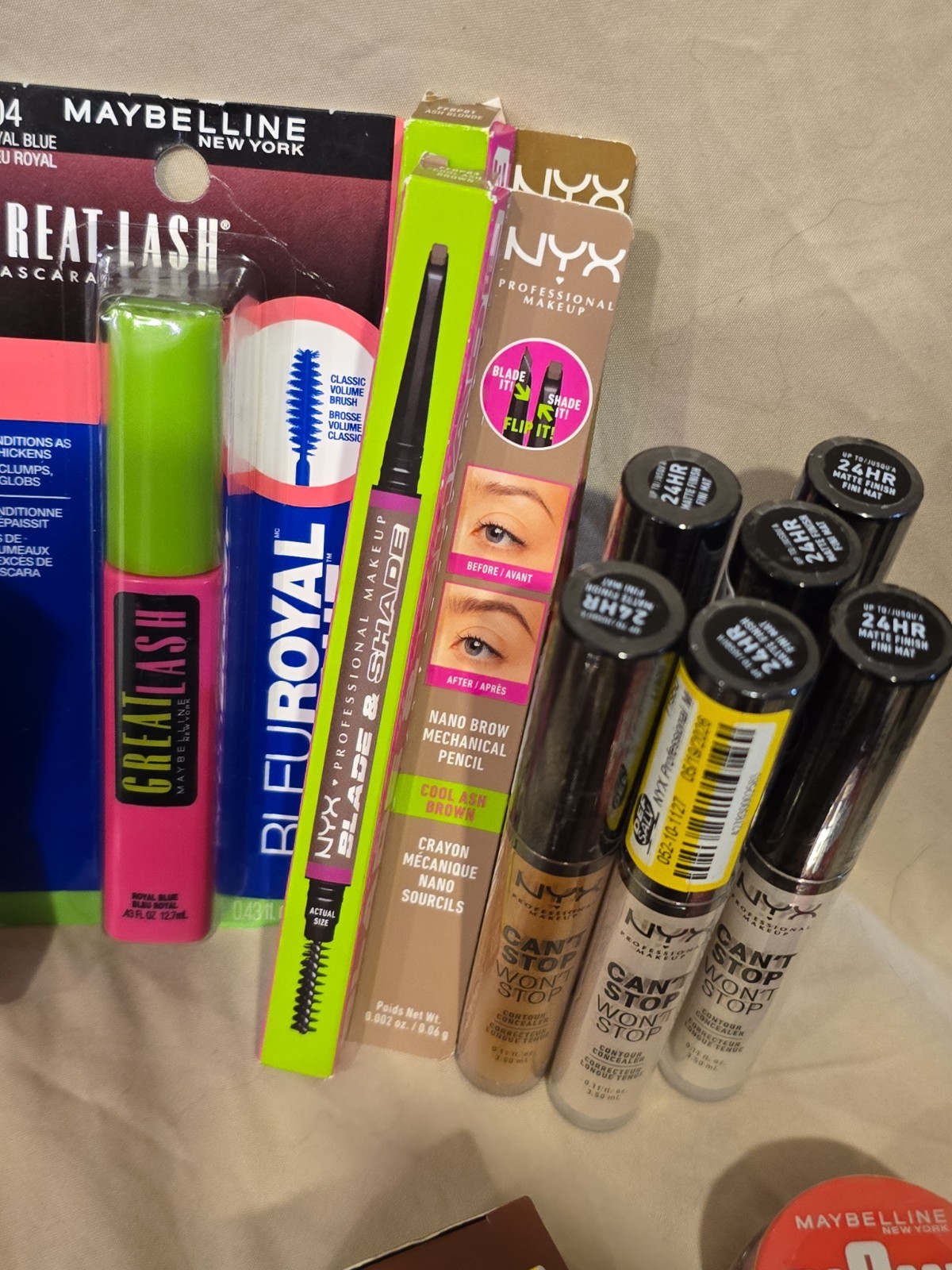 lot of makeup, 20 Pieces, Brand New By NYX, Maybelline, elf, & ColourPop….
