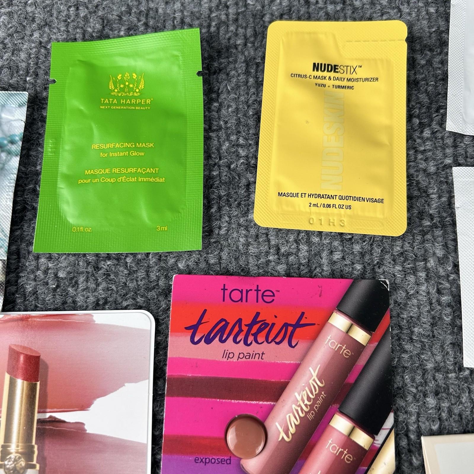 Mixed Lot of Sample/Trial Size Make-up & Skin Care Lot – 26 NEW Tarte Milk Tata
