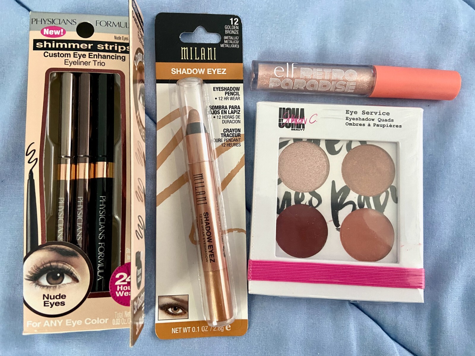 Makeup Lot of 4 Assorted Name Brands- ELF UOMA Milani Physicians Formula