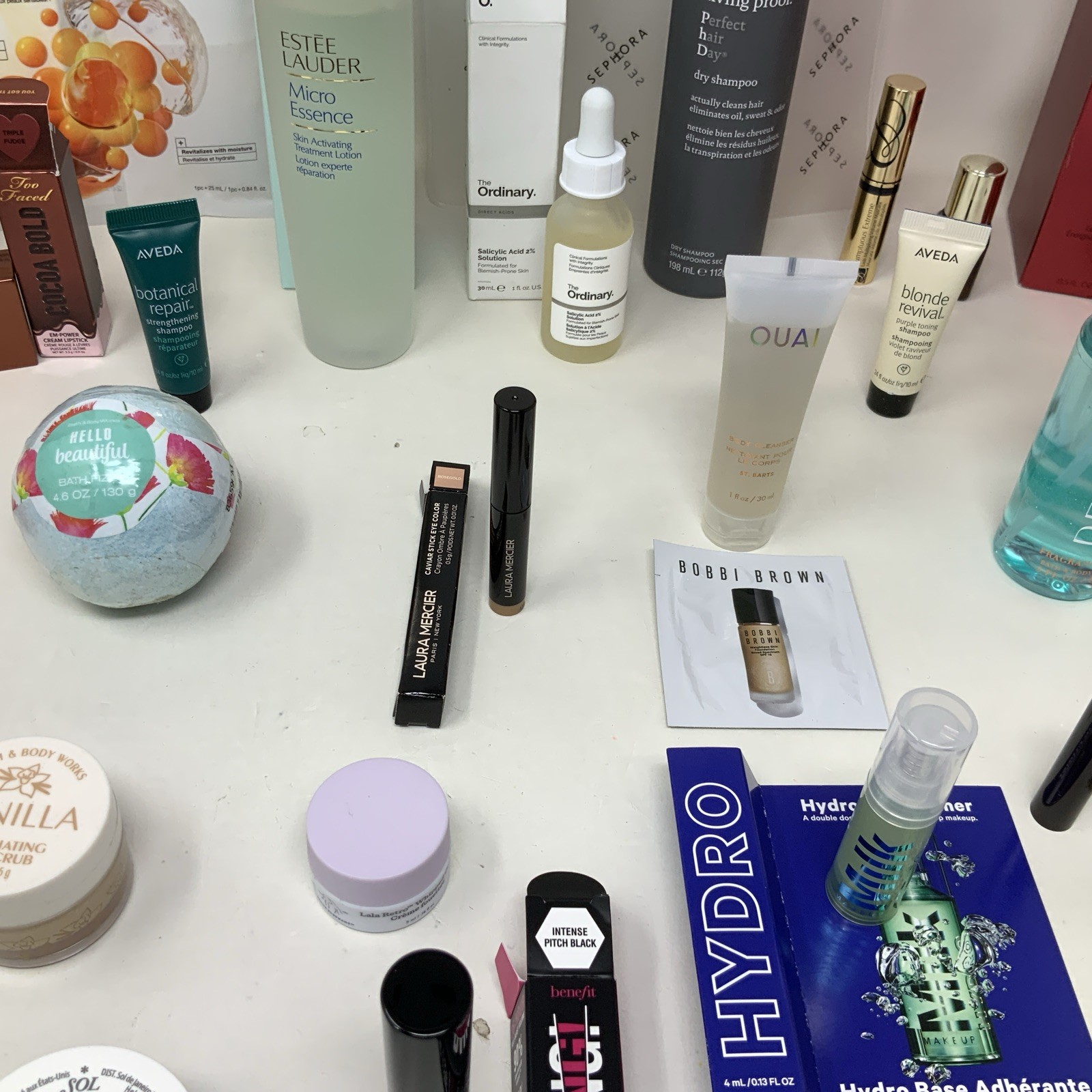Huge Lot Of 35 Pieces Too Faced & Estee Lauder Full,travel And Mini Size