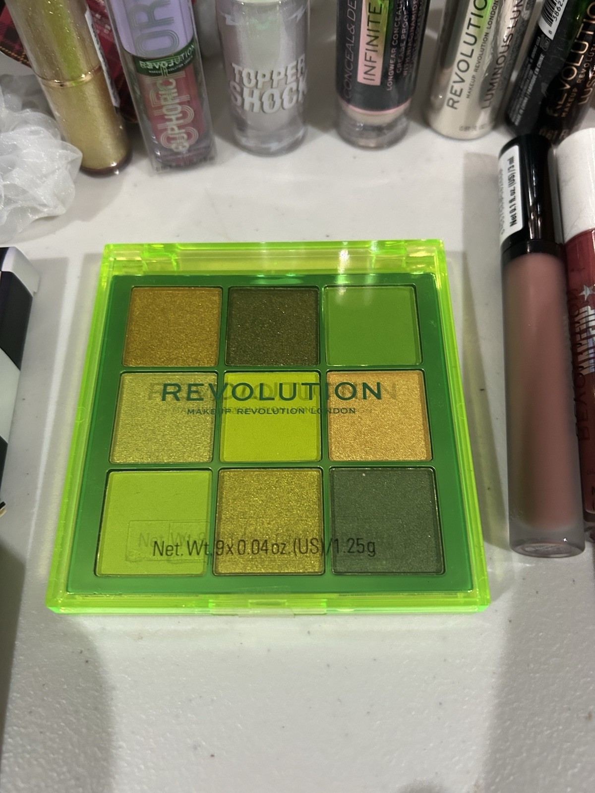Lot of (25) Assorted Revolution, Makeup Obsession and bh Products