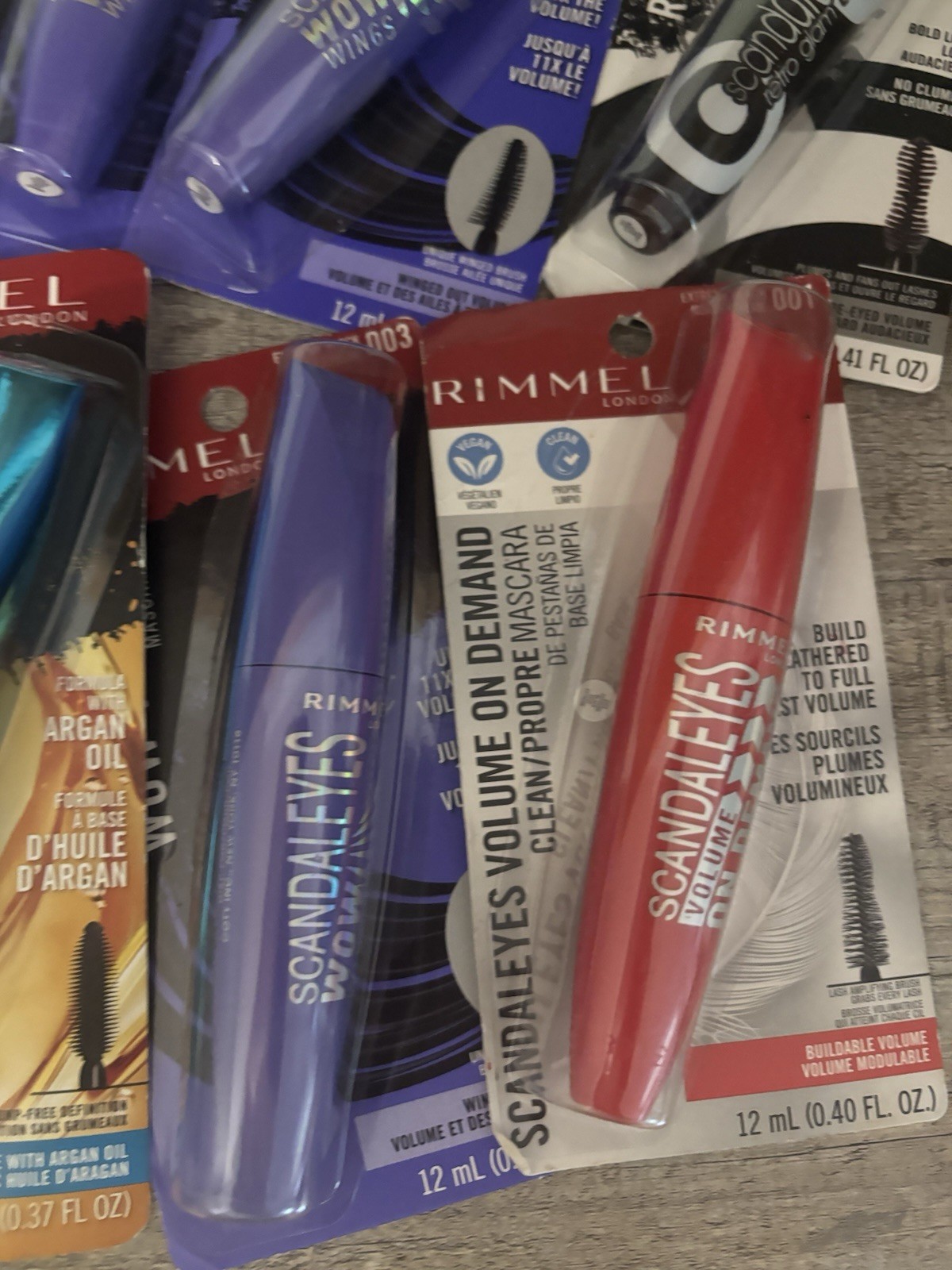 New Lot 9 New Rimmel London & L’Oreal Mascara Scandaleyes Wonder’Lash Air Volume