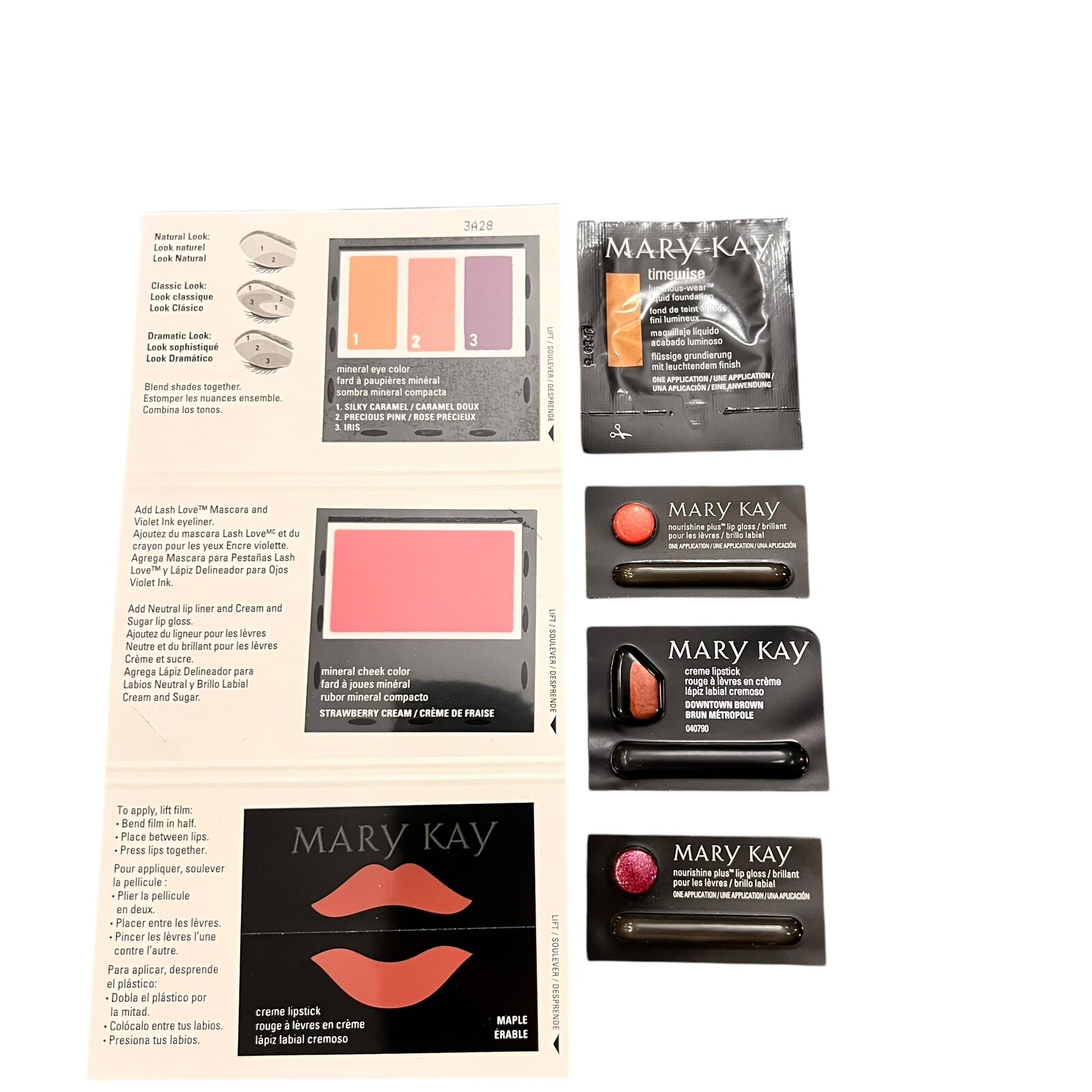 Mary Kay Lot Assorted Samples New & Discontinued Colors Single Use Travel #113