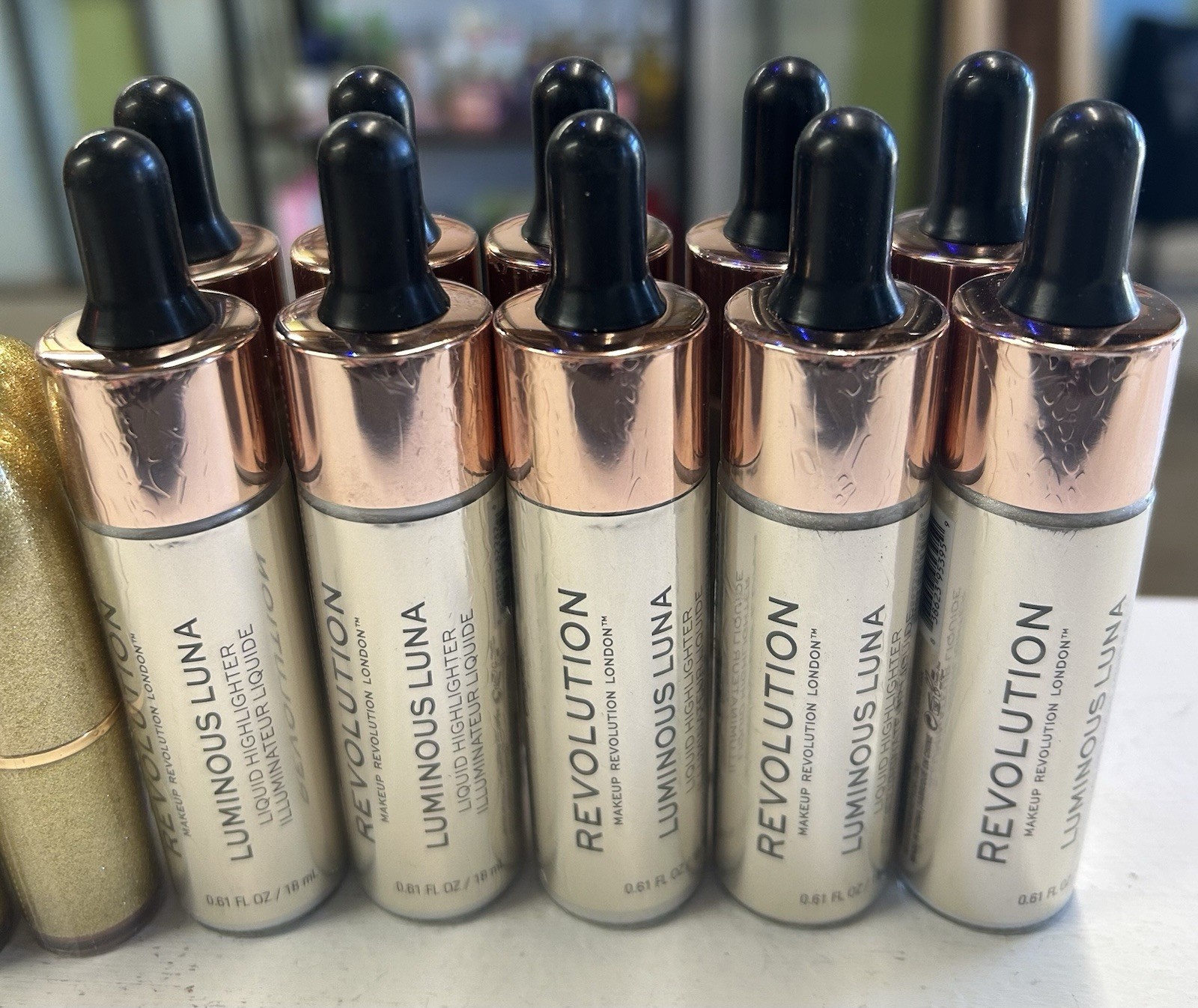 Lot of (40) Revolution Lip Colors and Highlighters