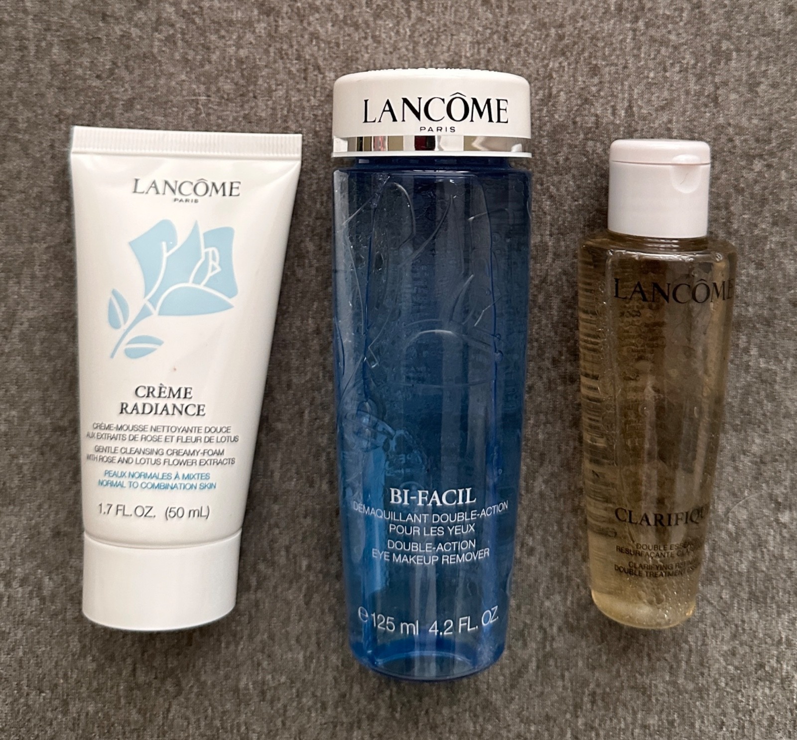NWOB Set Of 3 Lancome Samples For Eyes And Face Total 150ml / 7.6oz
