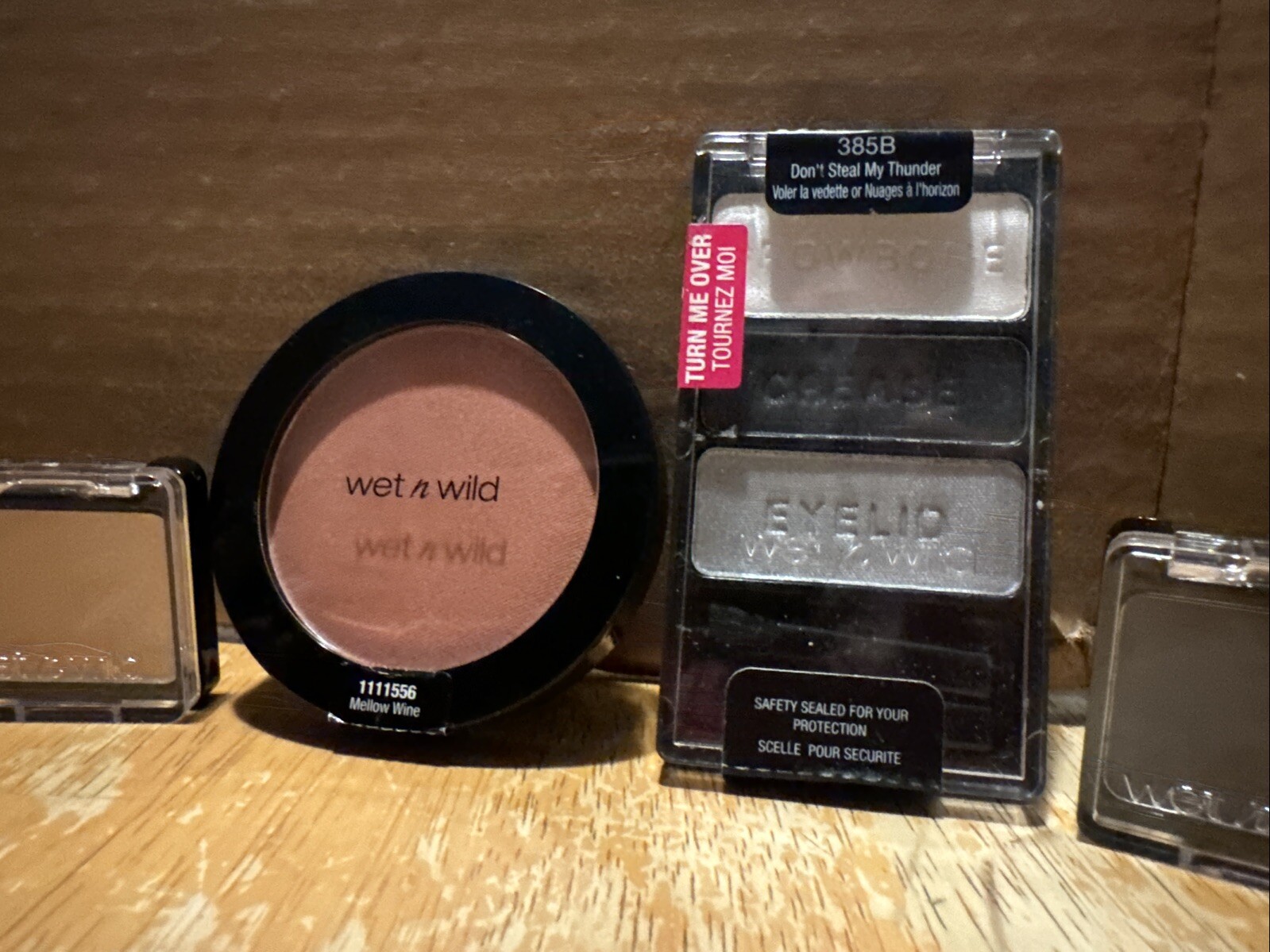 Wet N Wild Makeup LOT OF 6 NEW Blush & Eyeshadow Wine Coloricon Kitten Shimmery
