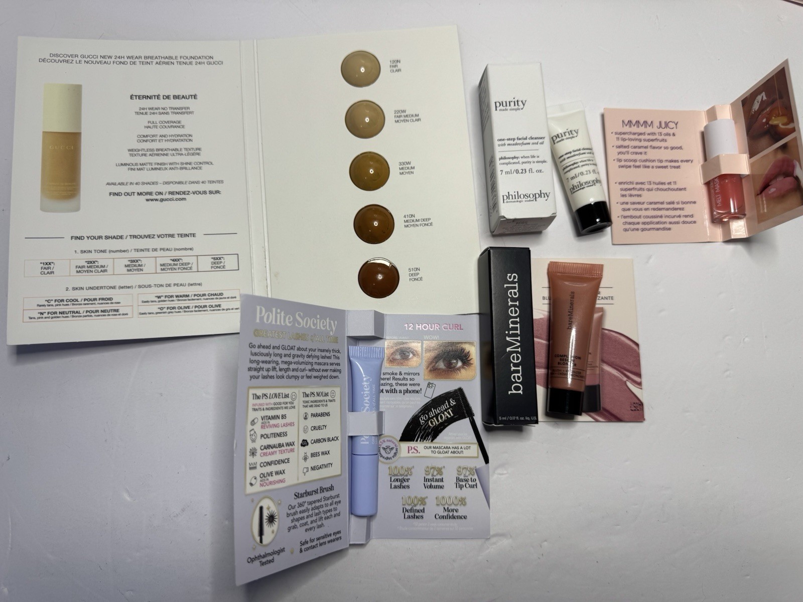 Luxury Beauty Bundle Skincare Makeup 15pcs Lot Beekman Tarte ELF Dermalogica