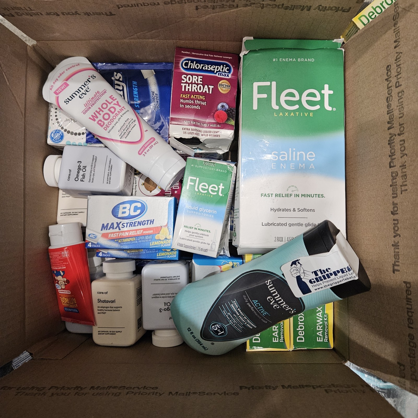Health and Beauty Mixed Lot Women’s Care and More Over 15 Items In The Box New