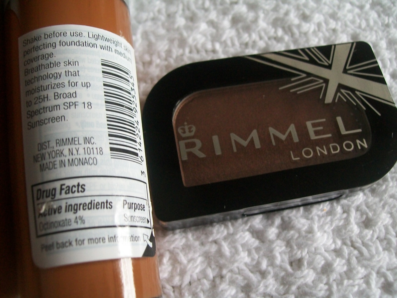 Rimmel London 504 Deep Mocha Foundation & VIP Pass Magnif’eyes Eye Shadow Lot