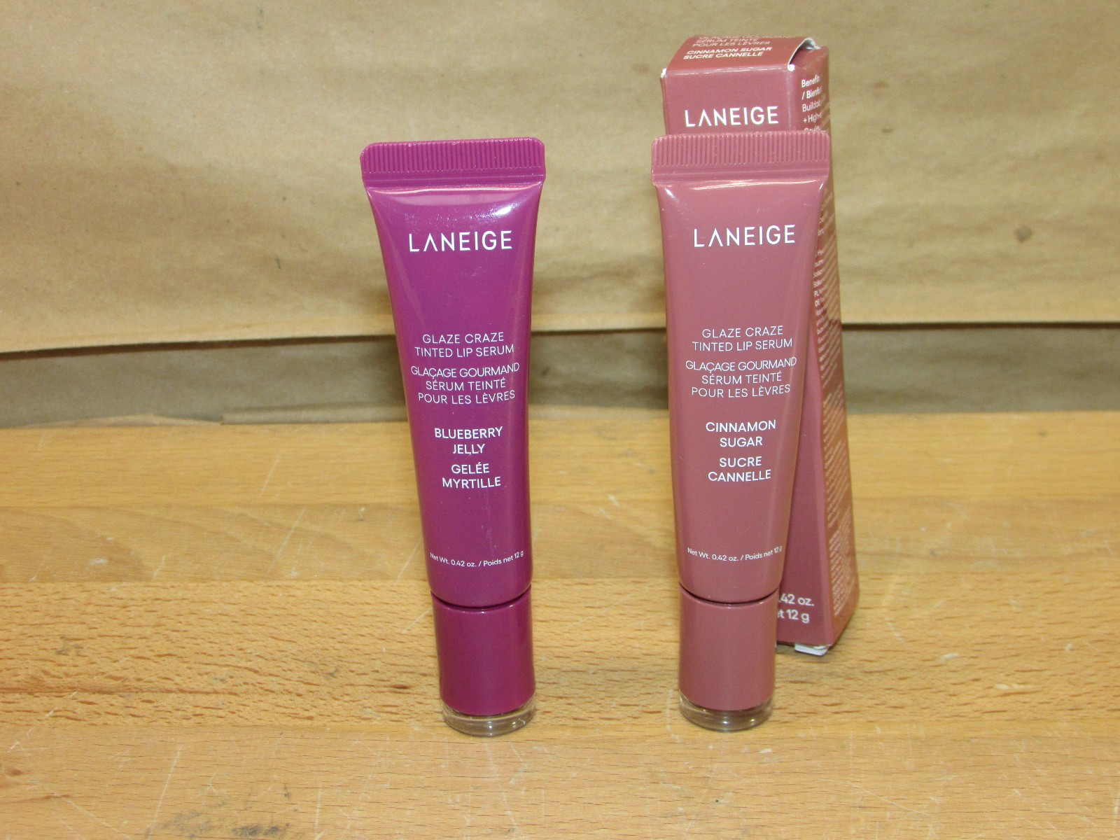 Laneige Skincare & Lip Care Set Lip Masks Serums Glaze Craze