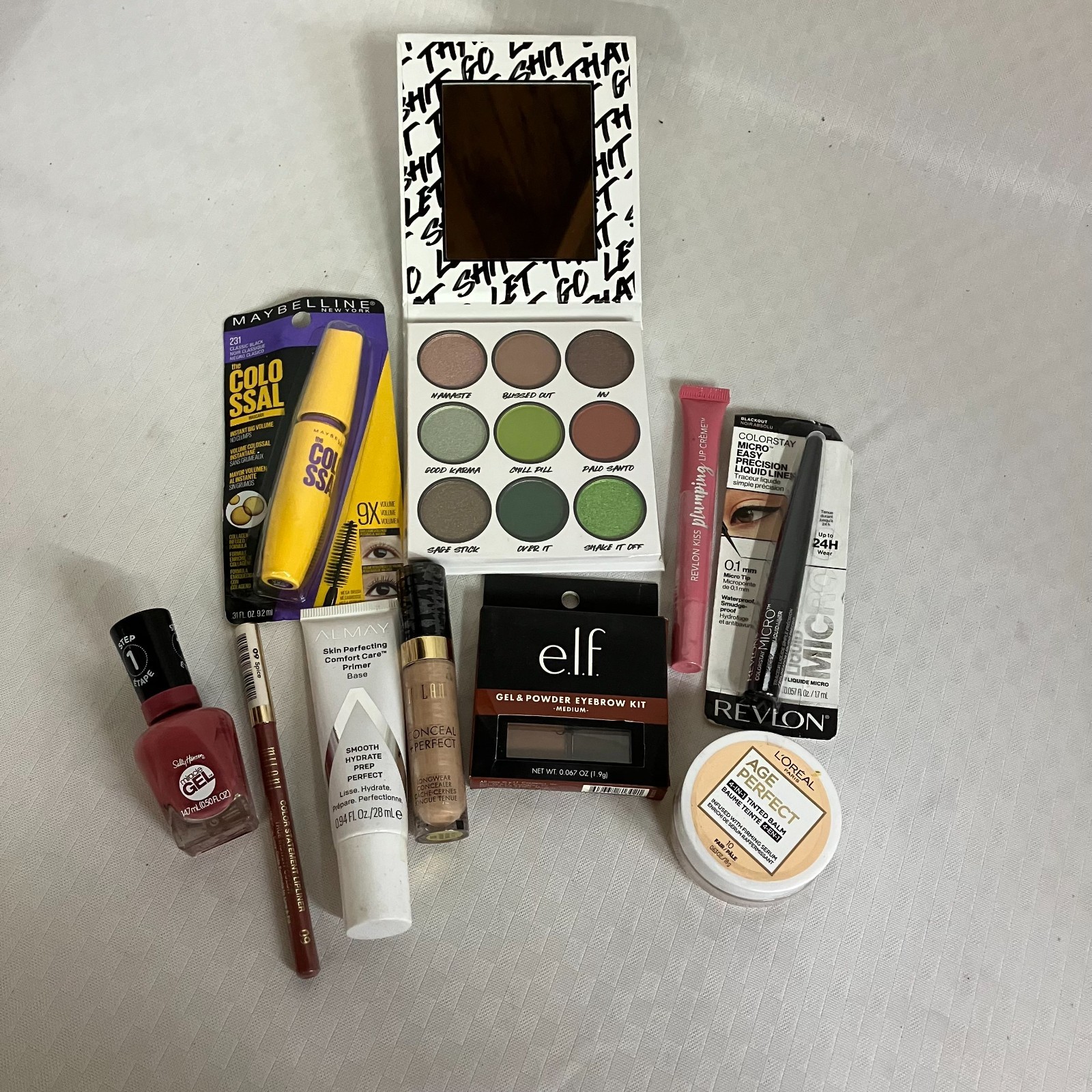 Maybelline, L’Oréal, Revlon, e.l.f., Almay 10-Piece Makeup Kit New