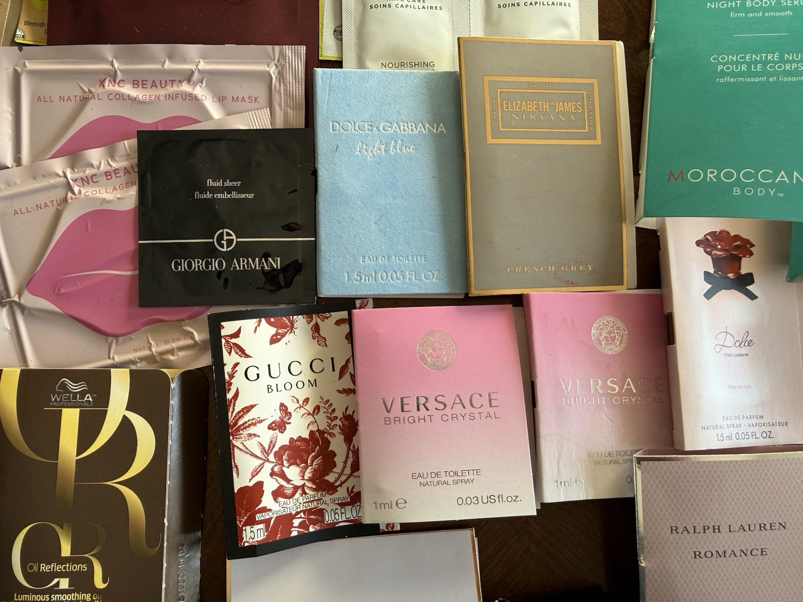 Massive Make Up Lot, Versace, Gucci, Giorgio Armani, Large Bundle! 100+ Items!