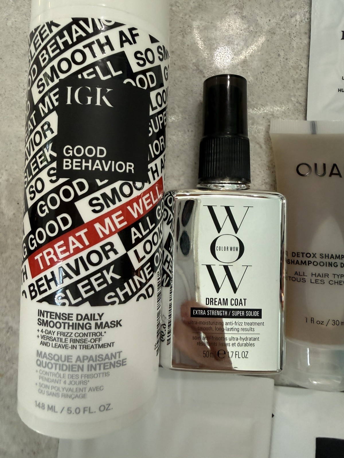 NEW!High End Mixed Lot of Deluxe,Full & Travel Hair Samples!OUAI, IGX,WOW & more