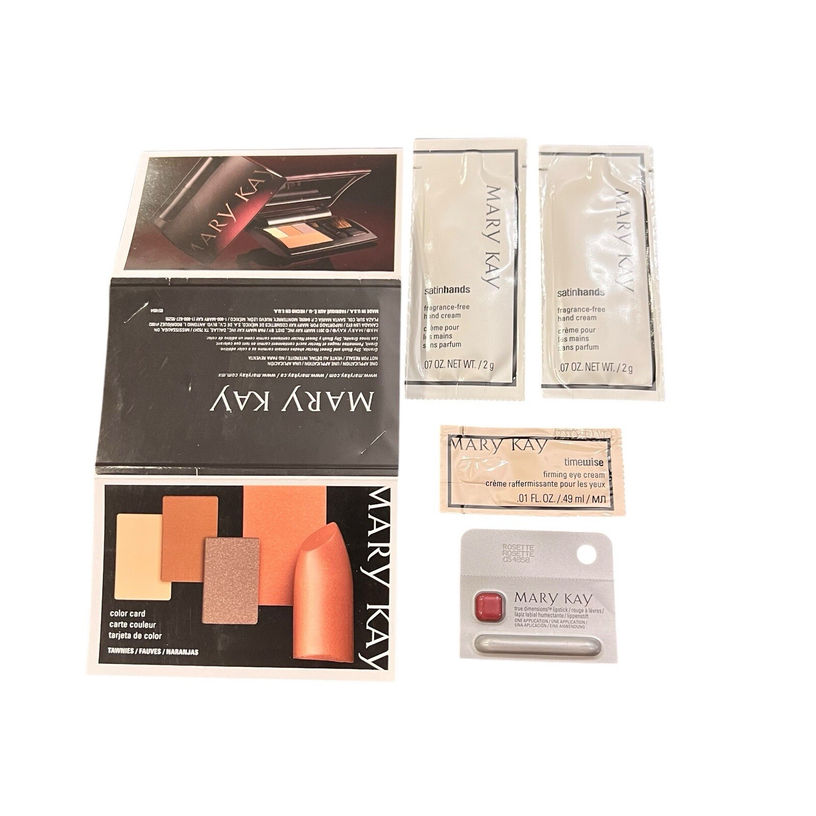 Mary Kay Lot Assorted Samples New & Discontinued Colors Single Use Travel #106