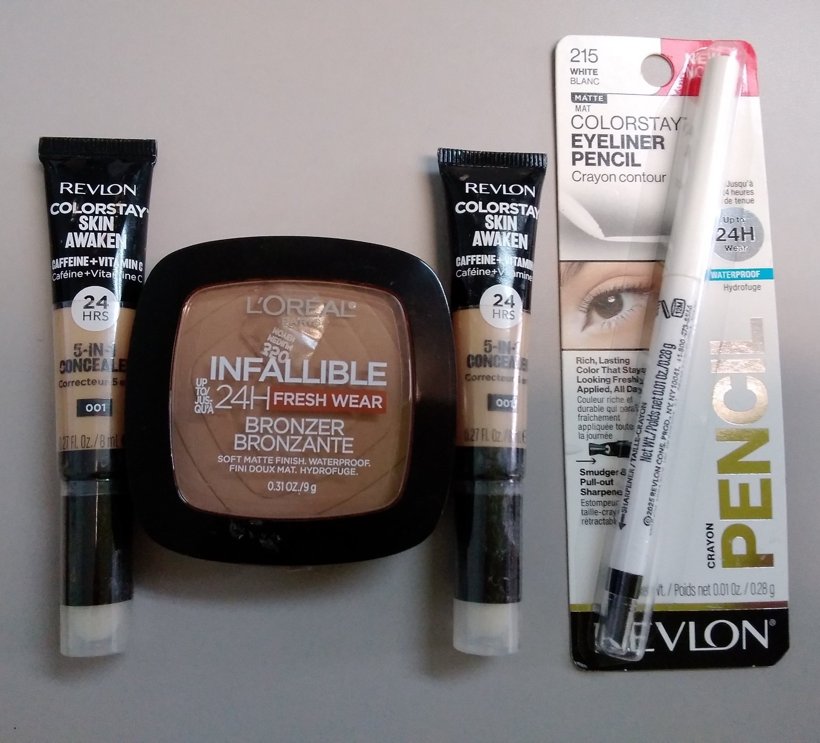 Deluxe Makeup Lot 3 Assorted Brands & Colors (Milani-Maybelline-ELF-wet N Wild)