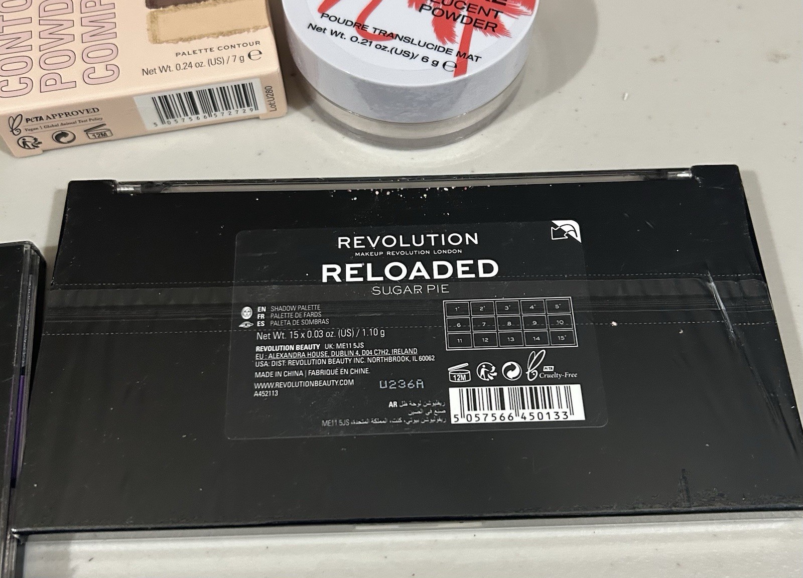 Lot of (25) Assorted Revolution, Makeup Obsession and bh Products