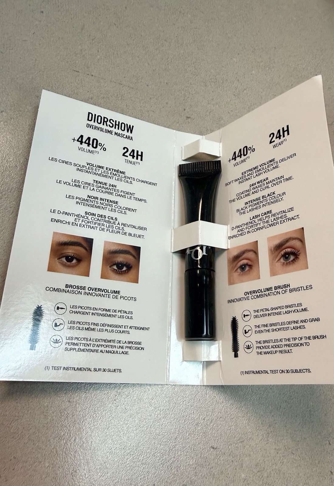 Dior Sample Size Lot- J’adore Parfum d’eau, 2 Lucky, Diorshow Overvolume Mascara