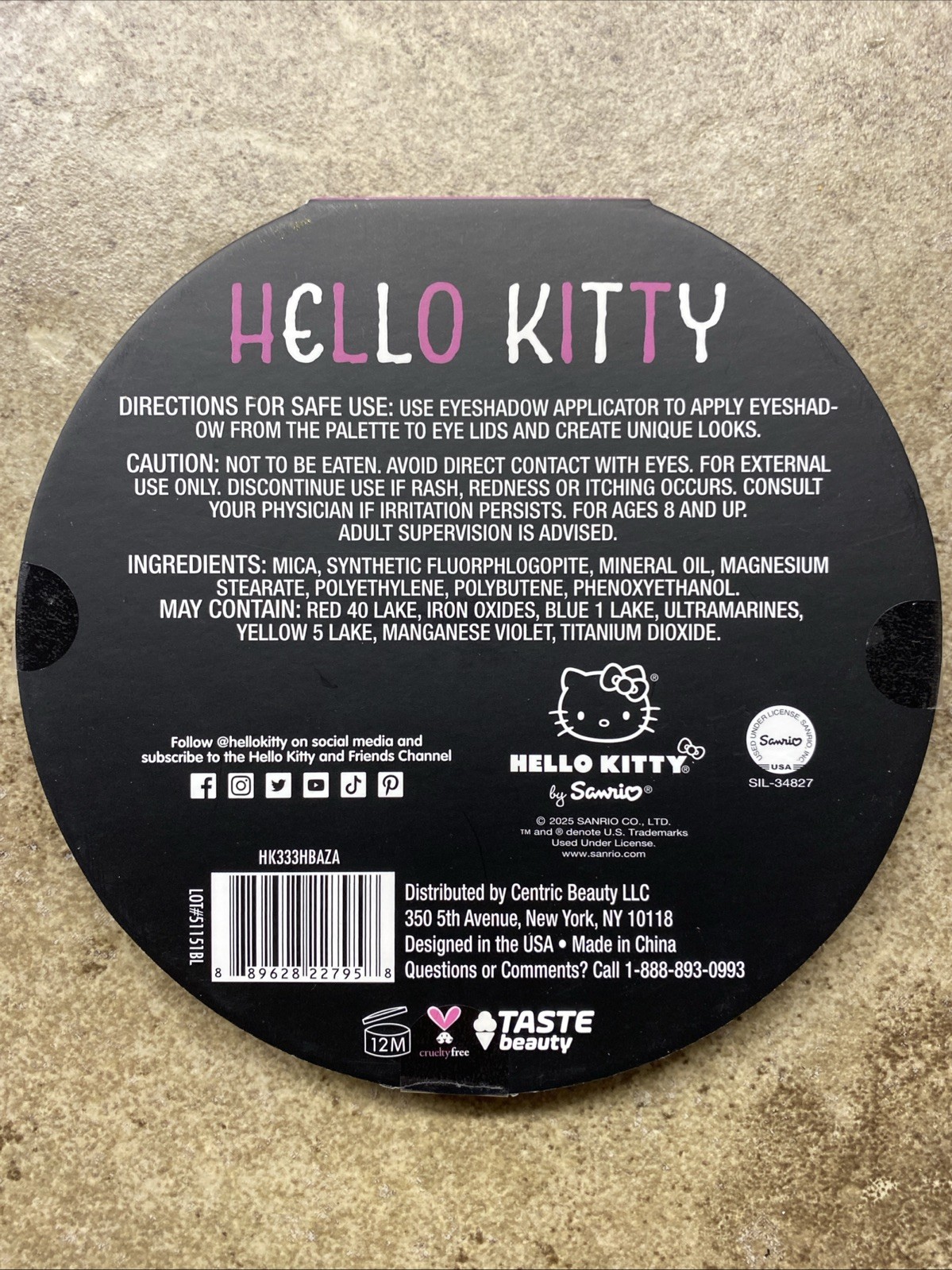LOT of Hello Kitty Crème Shop Makeup Eyeshadow, Nails, Blush, Lip Gloss, Plump