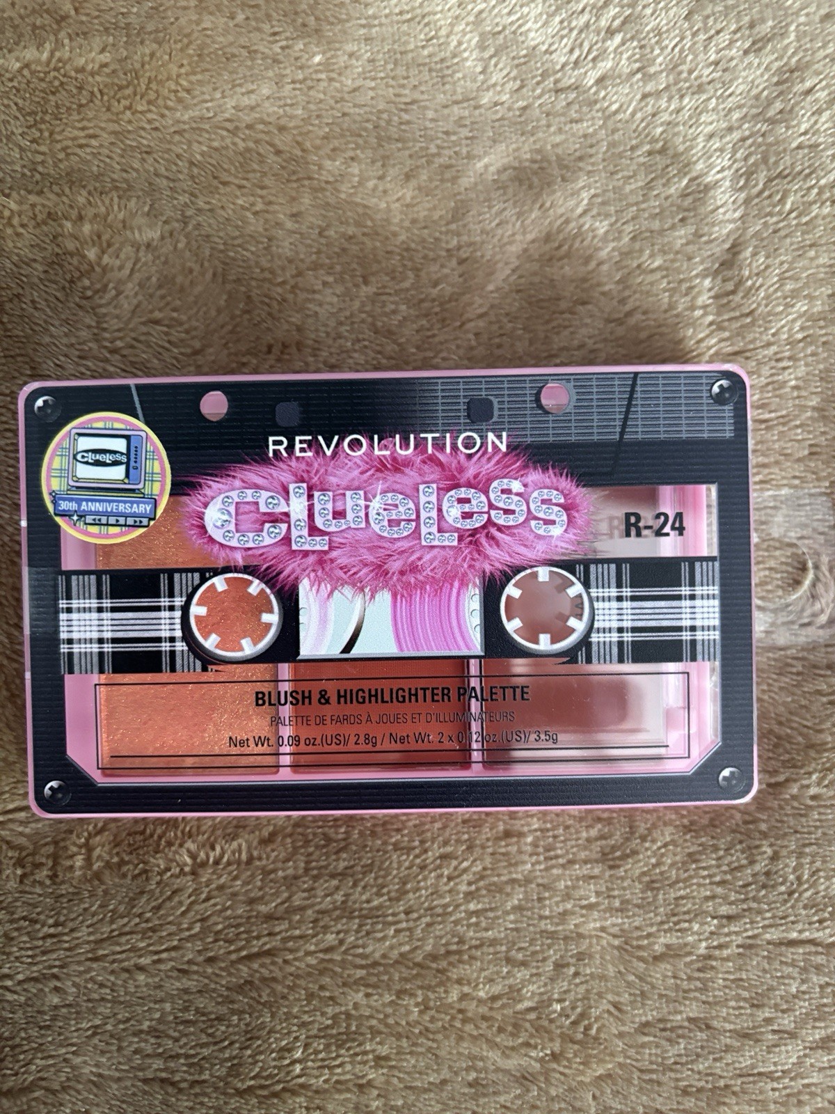 REVOLUTION X CLUELESS 30th Anniversary Totally Paused Blush & Highlighter Set