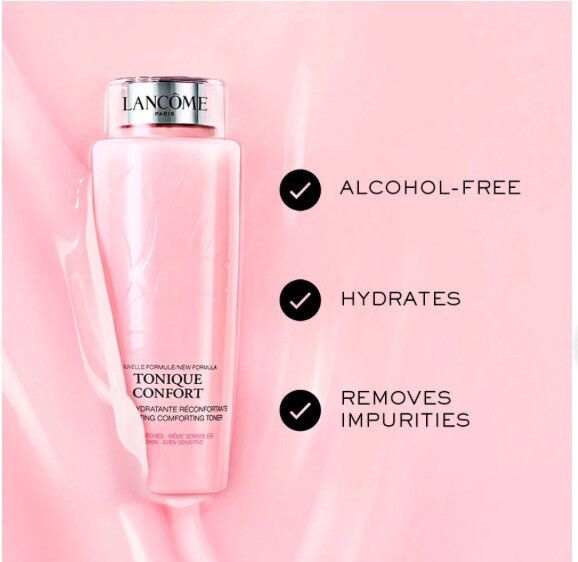 NEW 4pc Lancôme Beauty Set w/Juicy Tube, Bi-Facil Remover, Toner, Cils Booster