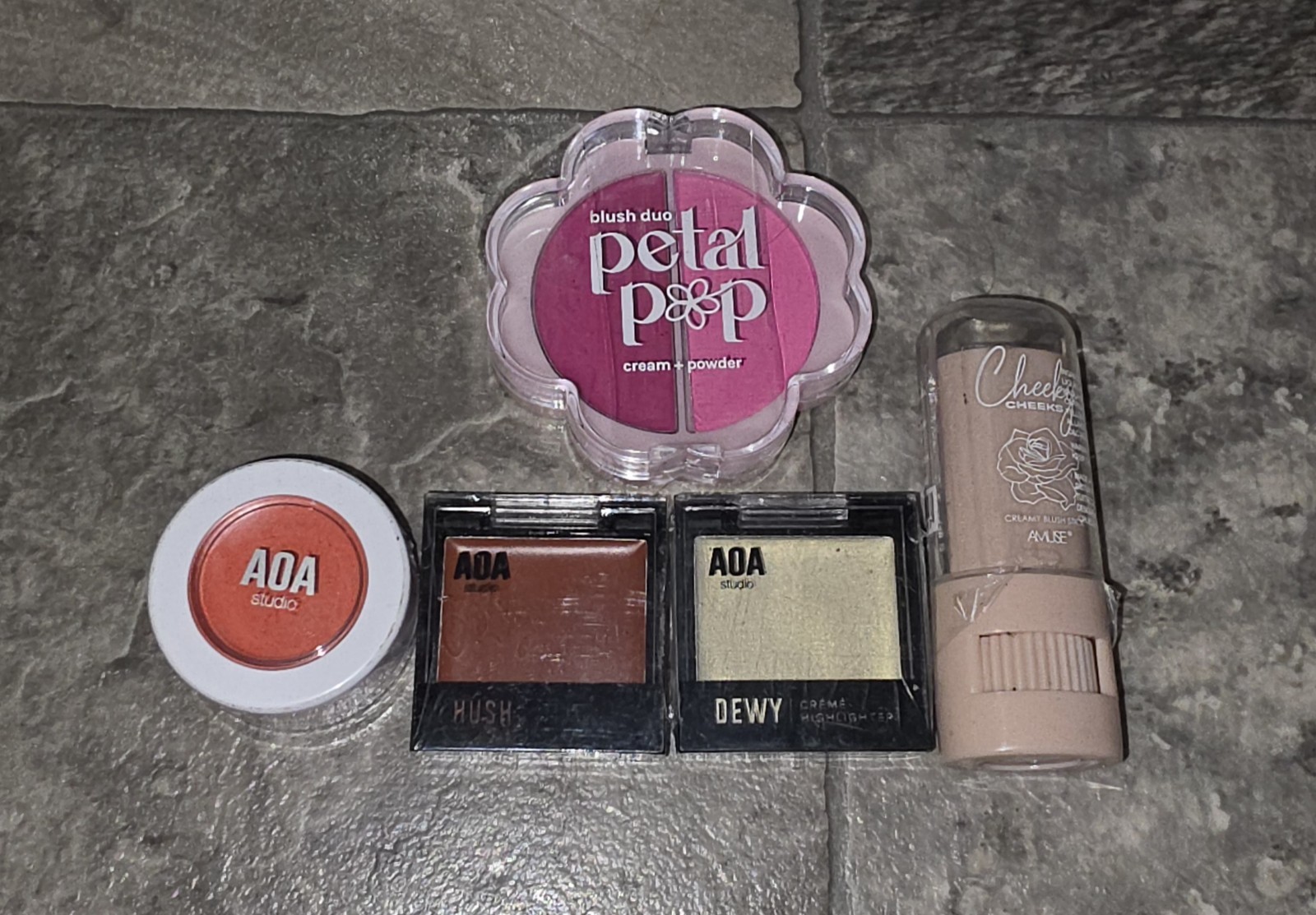 Blush & Highlighter Bundle- Blush Stick, Cream Blush & Cream Highlighter BNIB
