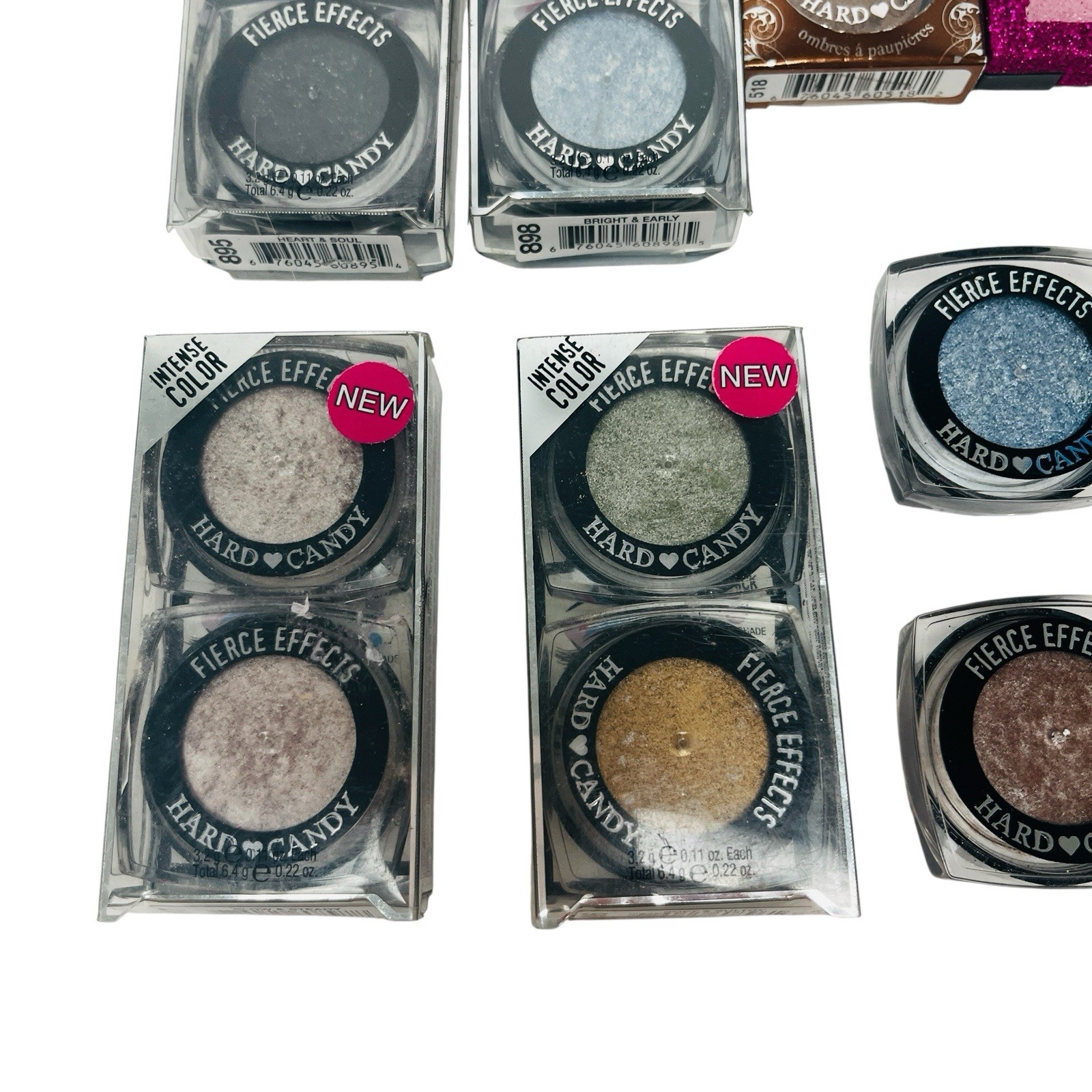 Hard Candy New Sealed Eye Shadow and Plumping Serum Lip Gloss Lot
