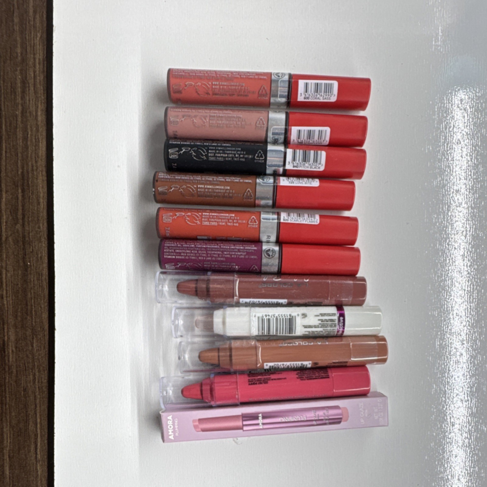 SEPHORA Full Size Lip Crayon Mixed Lot – Assorted Lip Makeup, Multiple Colors