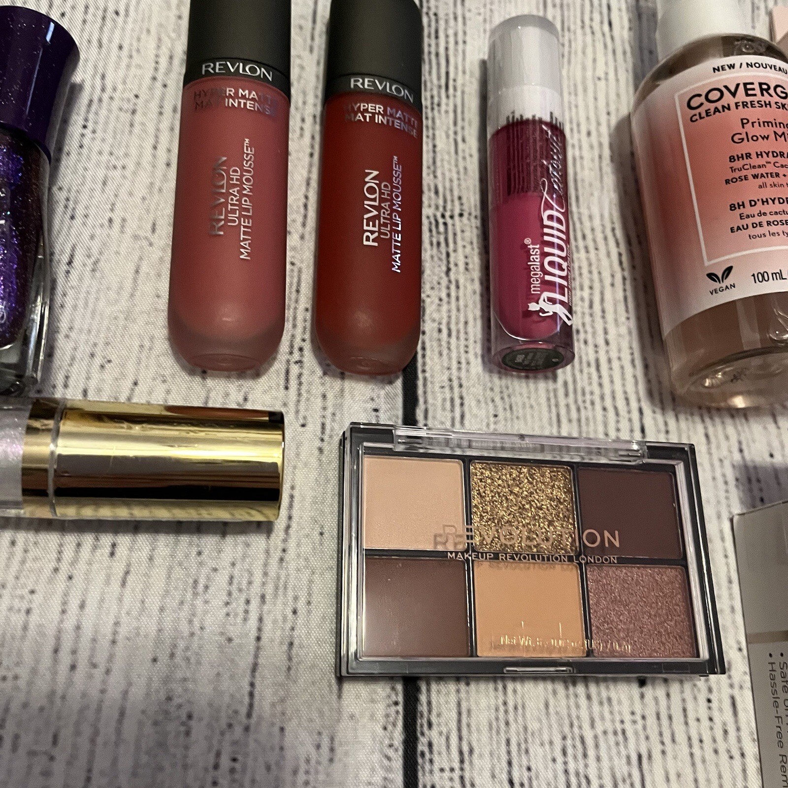10pc Beauty Lot Bundle Covergirl Revlon Sally Hansen Milani Nail Lips Sealed New