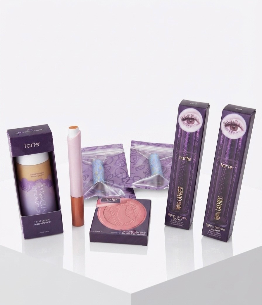 Tarte Cosmetics Bundle: Blush, Lipstick, Tinted Hydrator, Mascara