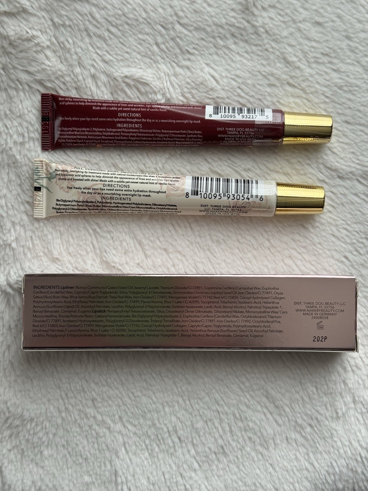 Brand New Bundle Of Nakery Lippies And Dual Contour And Shape Pen