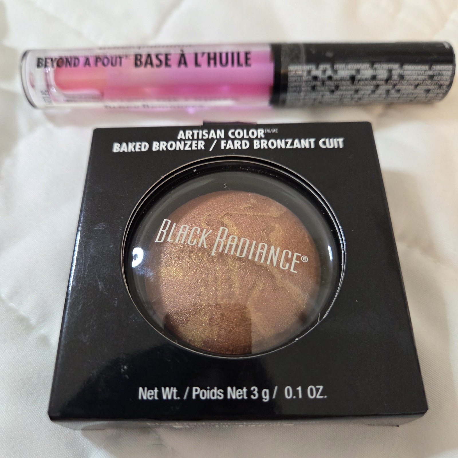 Black Radiance makeup bronzer oil primer bundle