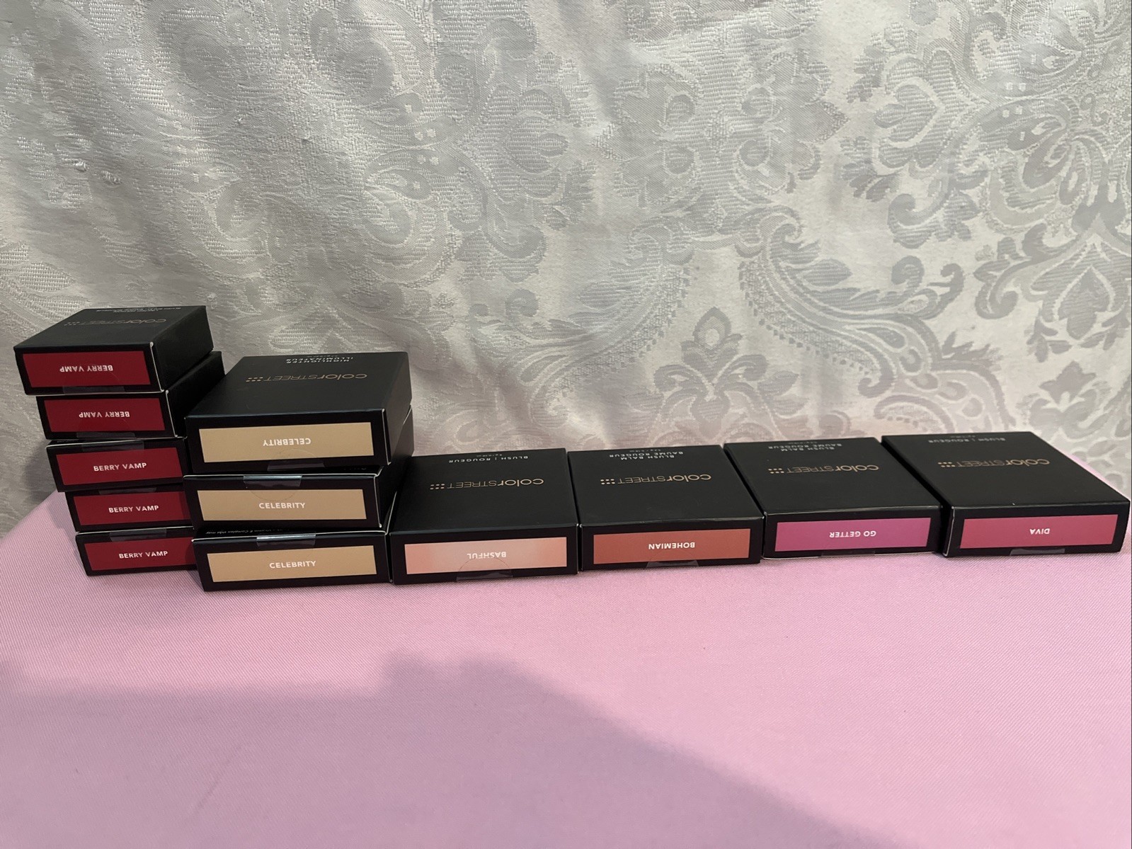 New Color Street 12 Piece Makeup Lot Blush Highlighter Blush Balm STYLISTS LOOK