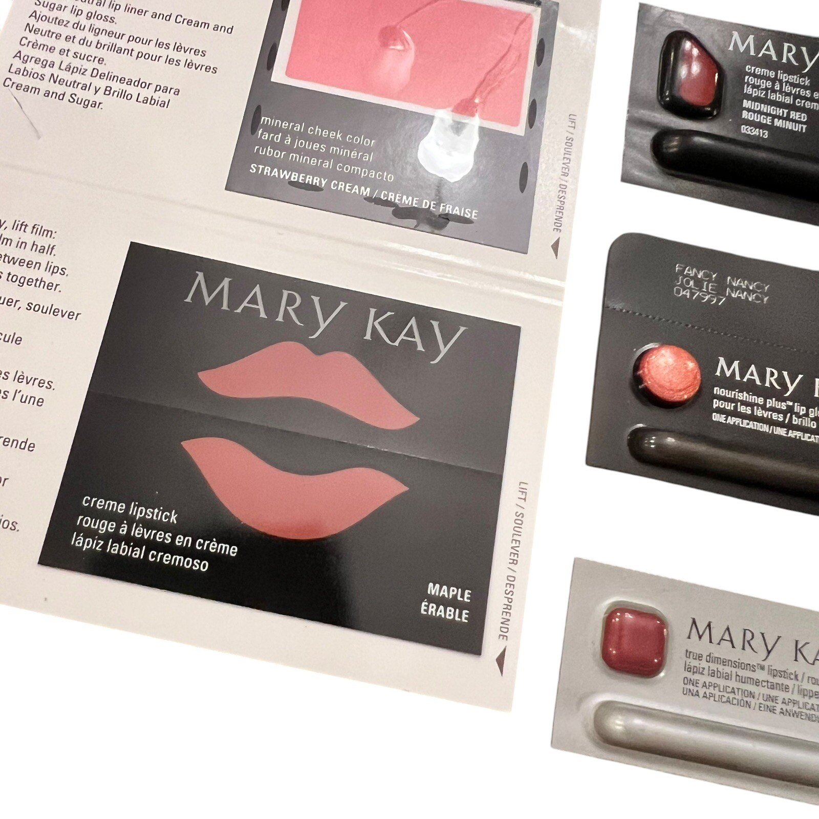 Mary Kay Lot Assorted Samples New & Discontinued Colors Single Use Travel #118