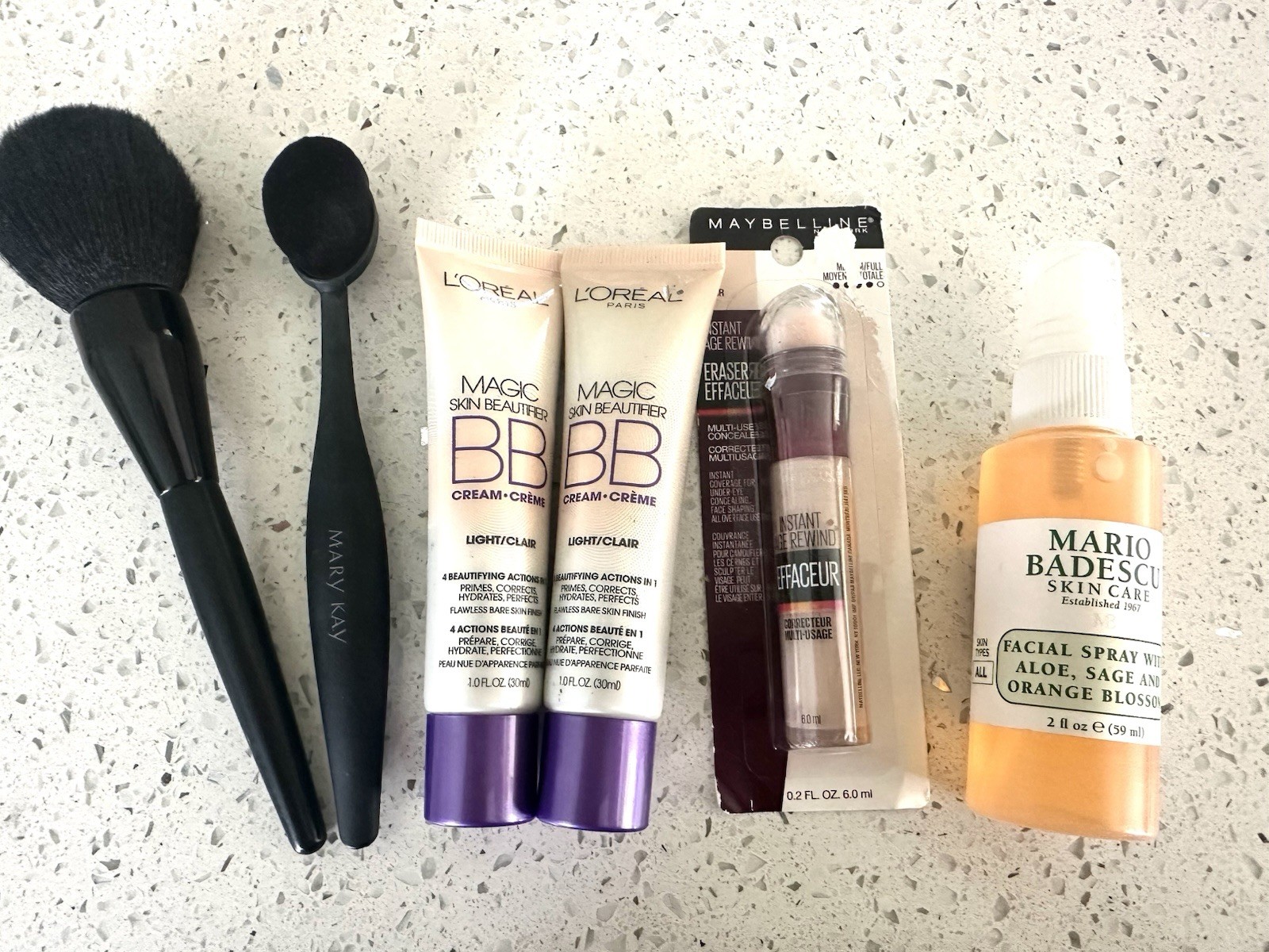 6 Pc Makeup Mixed Lot – L’oreal – Maybelline – Mary kay – Mario Badescu