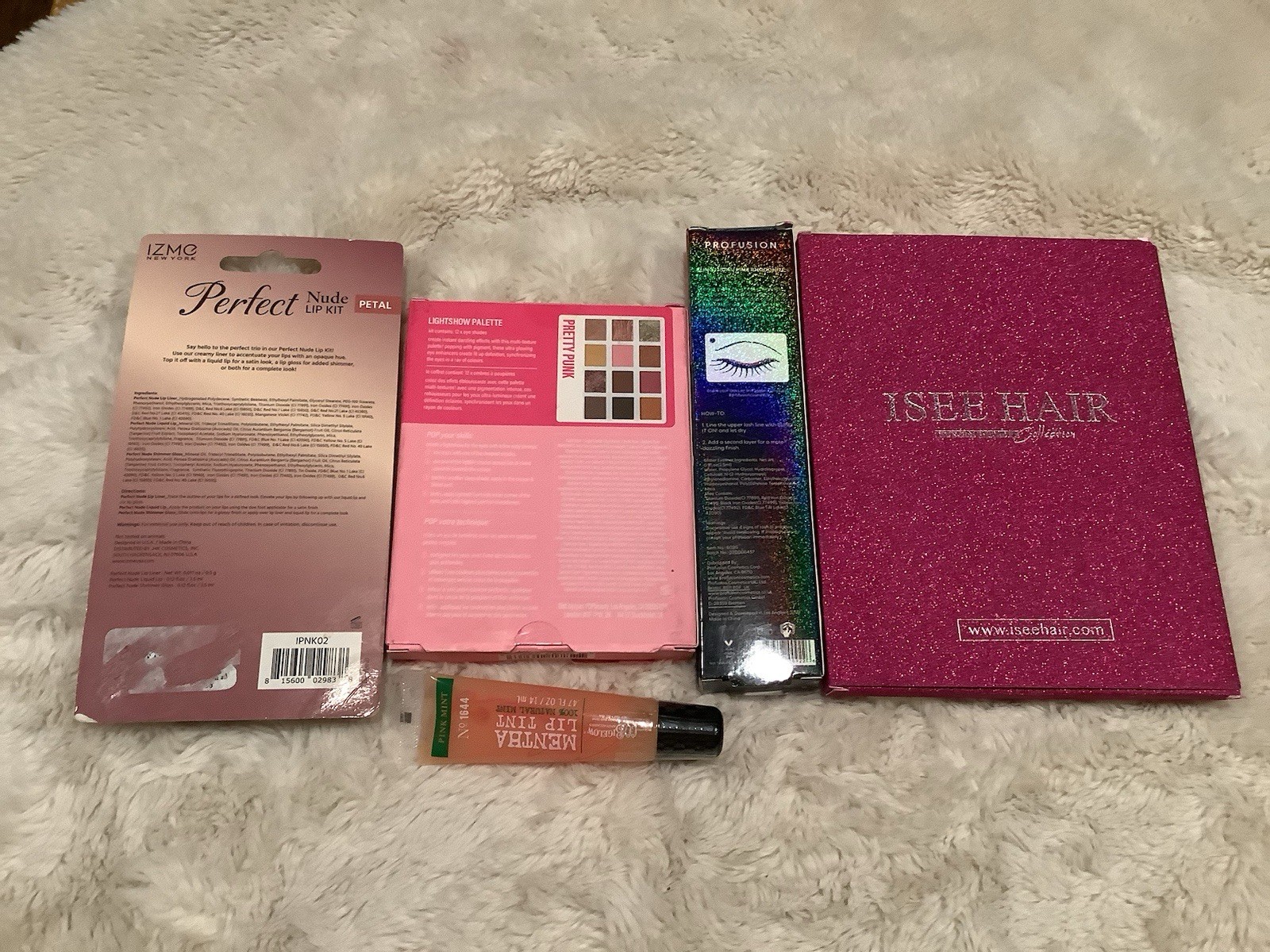 IZMO New York, POP Beauty, Profusion Makeup Lot Full Size Moisturizing