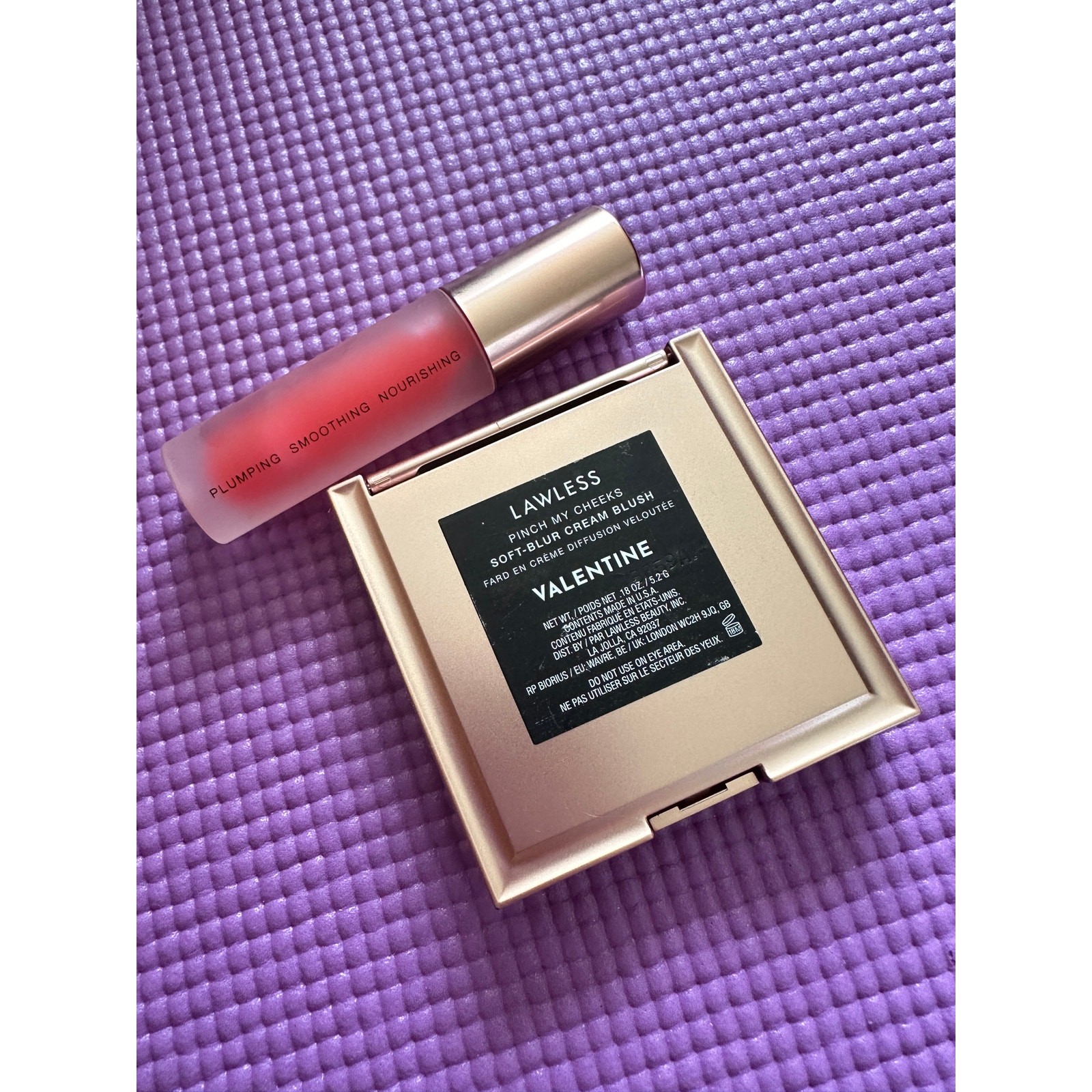 New Lawless Makeup Bundle Pinch My Cheeks Cream Blush & Lip Plumping Gloss