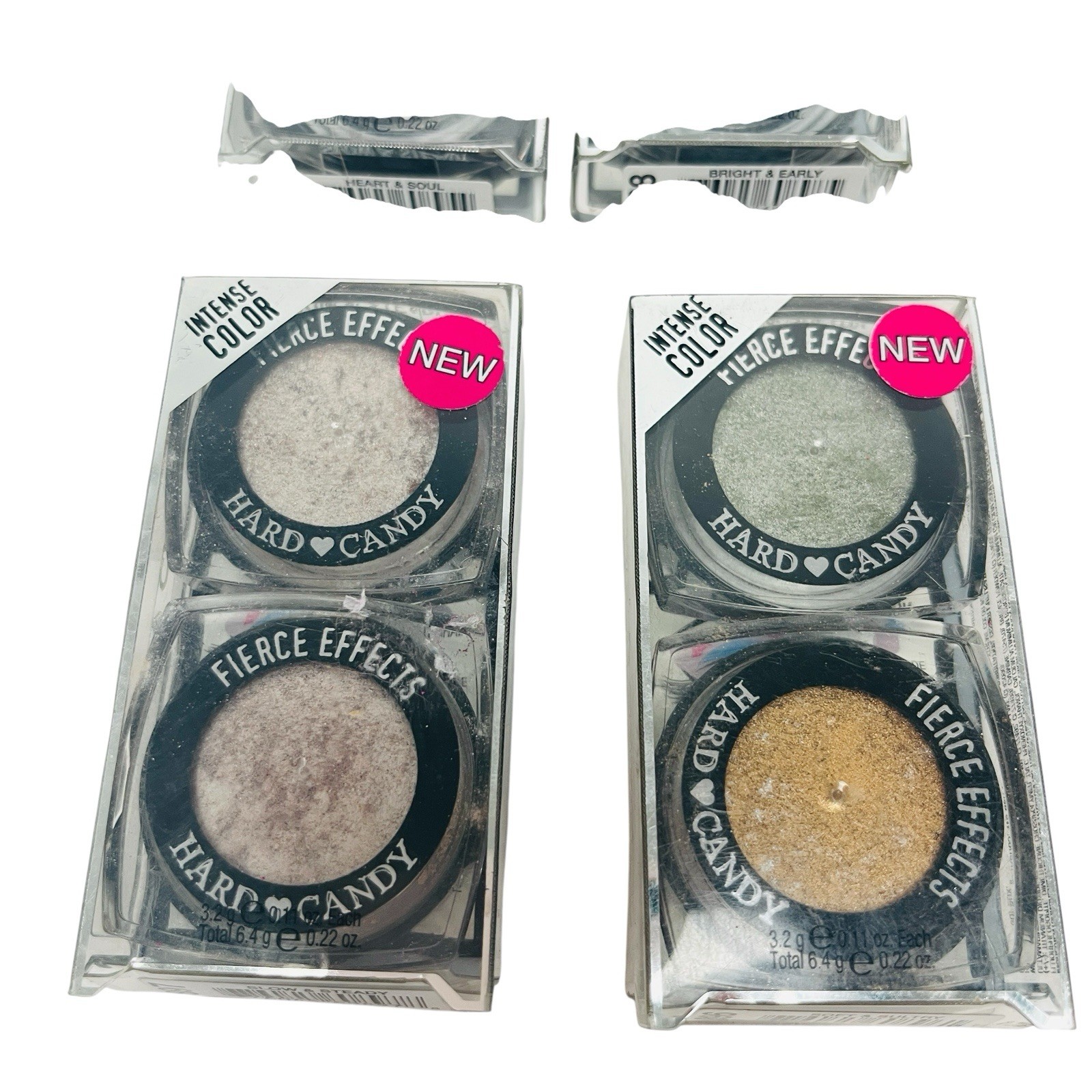 Hard Candy New Sealed Eye Shadow and Plumping Serum Lip Gloss Lot