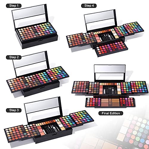 Professional All in One Makeup Kit for Women Full Kit,186 Colors Make Up Palette