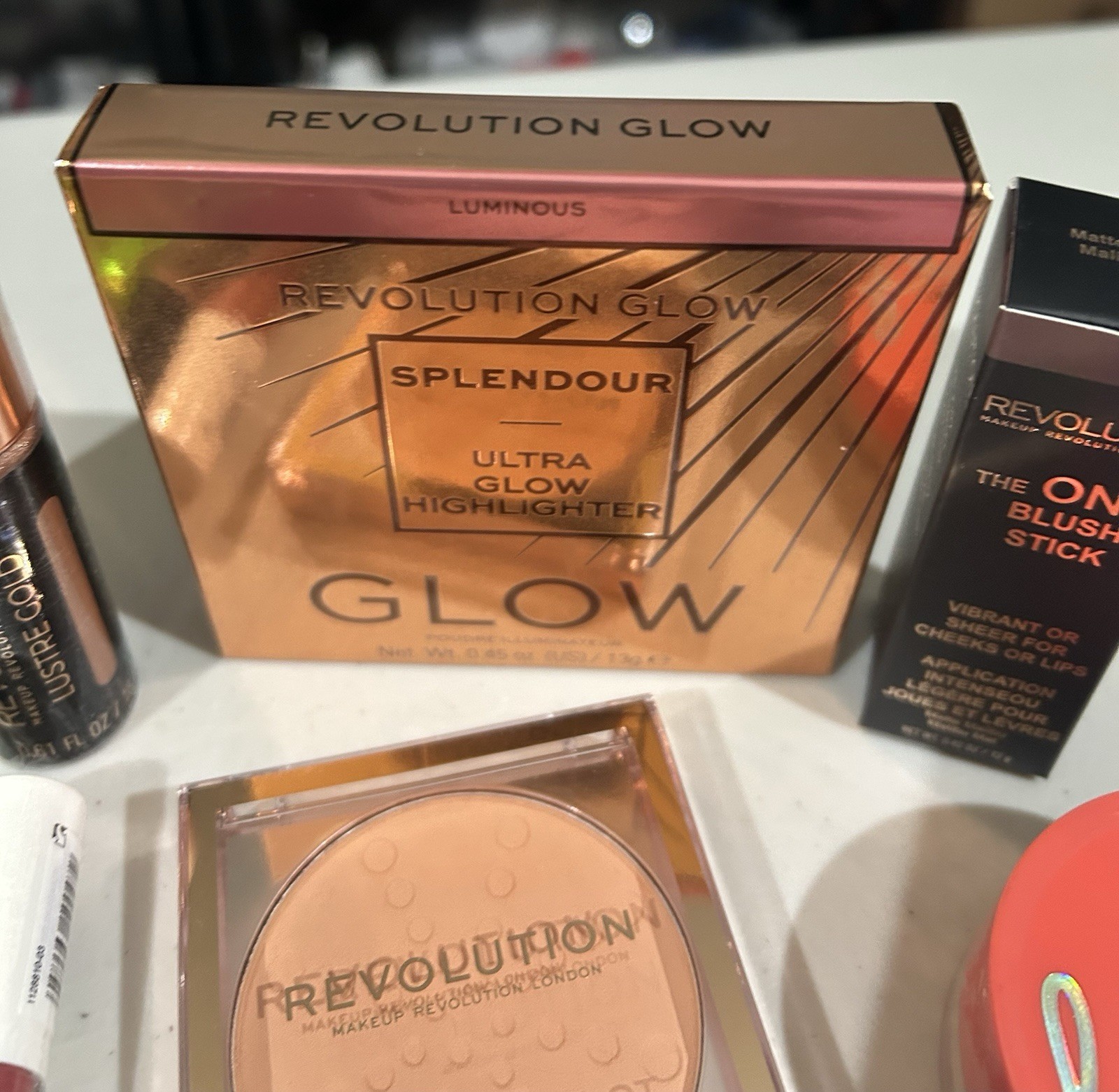 Lot of (25) Assorted Revolution, Makeup Obsession and bh Products