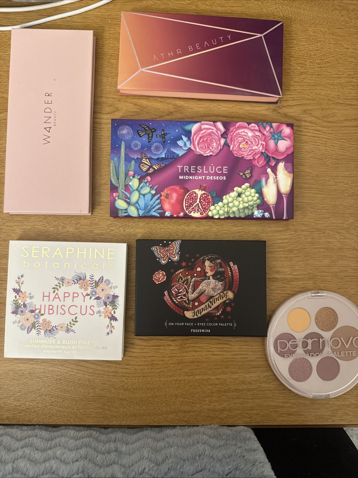 Random Makeup and Skincare Mystery Bundle Eight Products w/ Full Sized Eyeshadow