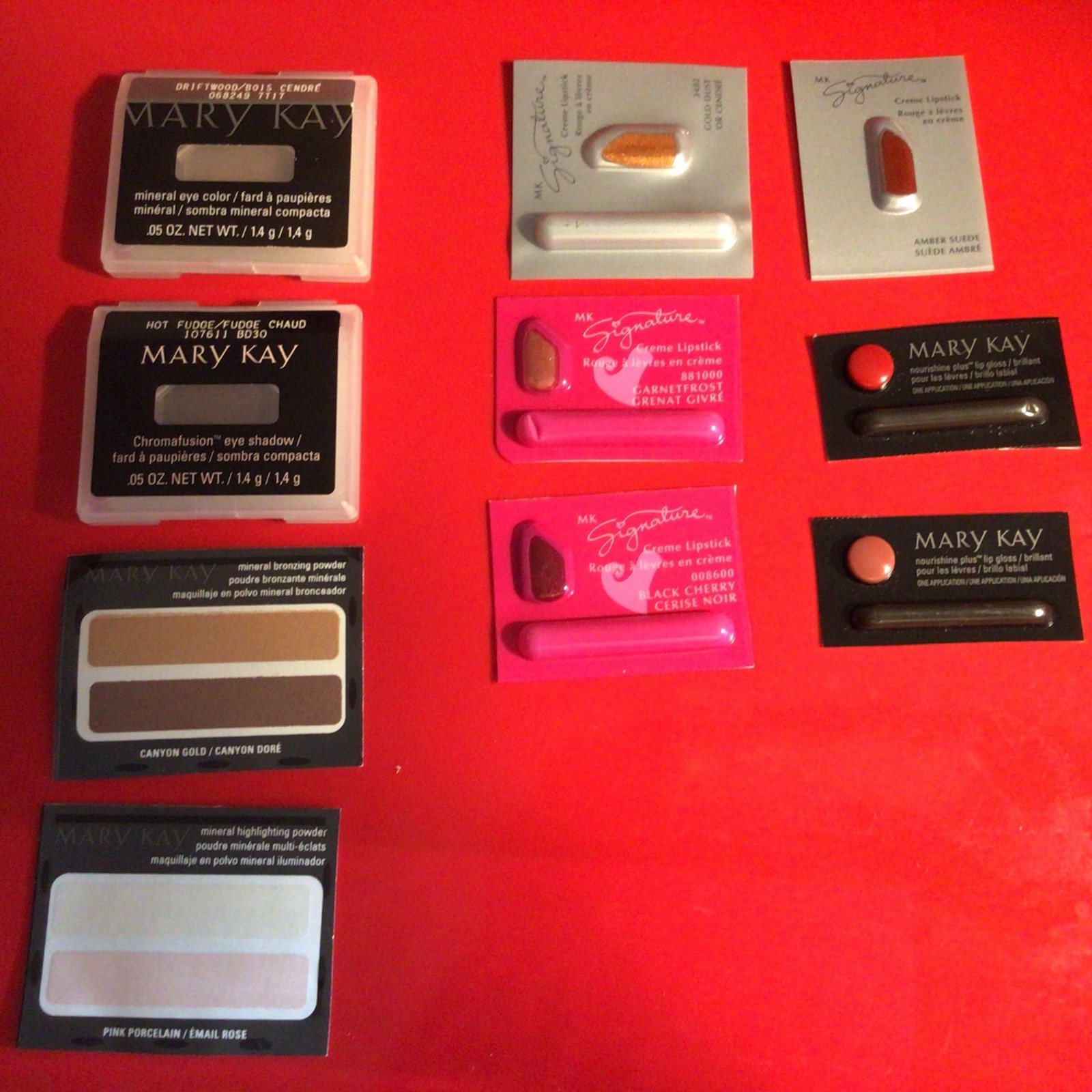 Vtg. Discontinued Mary Kay Lot Of 21 Satin Hands, Makeup Cards,Please See Photos